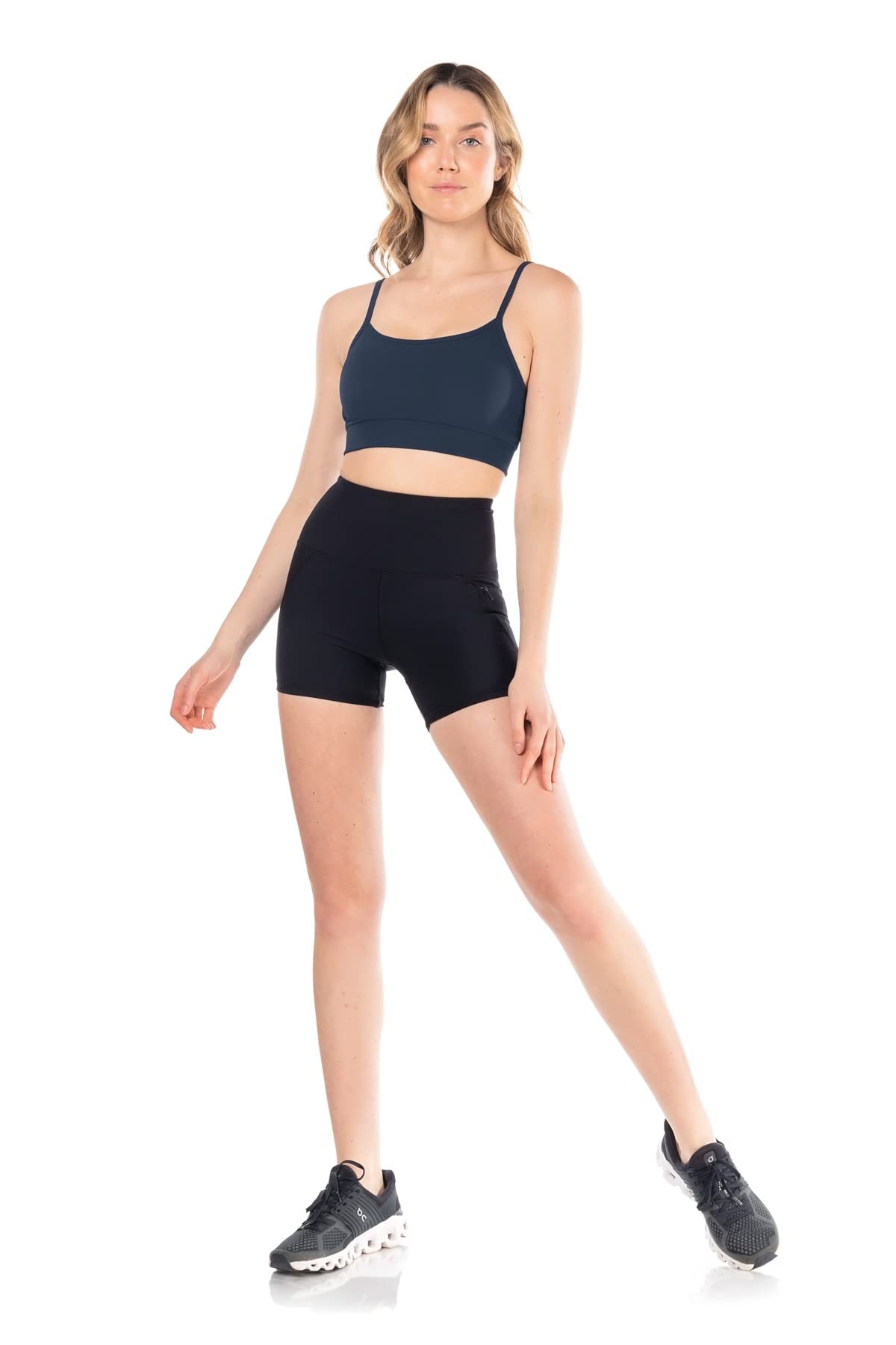 Kyodan Women's Ribbed Strappy Back Bless Bra - Comfortable Support for Yoga, Workouts & Everyday Wear