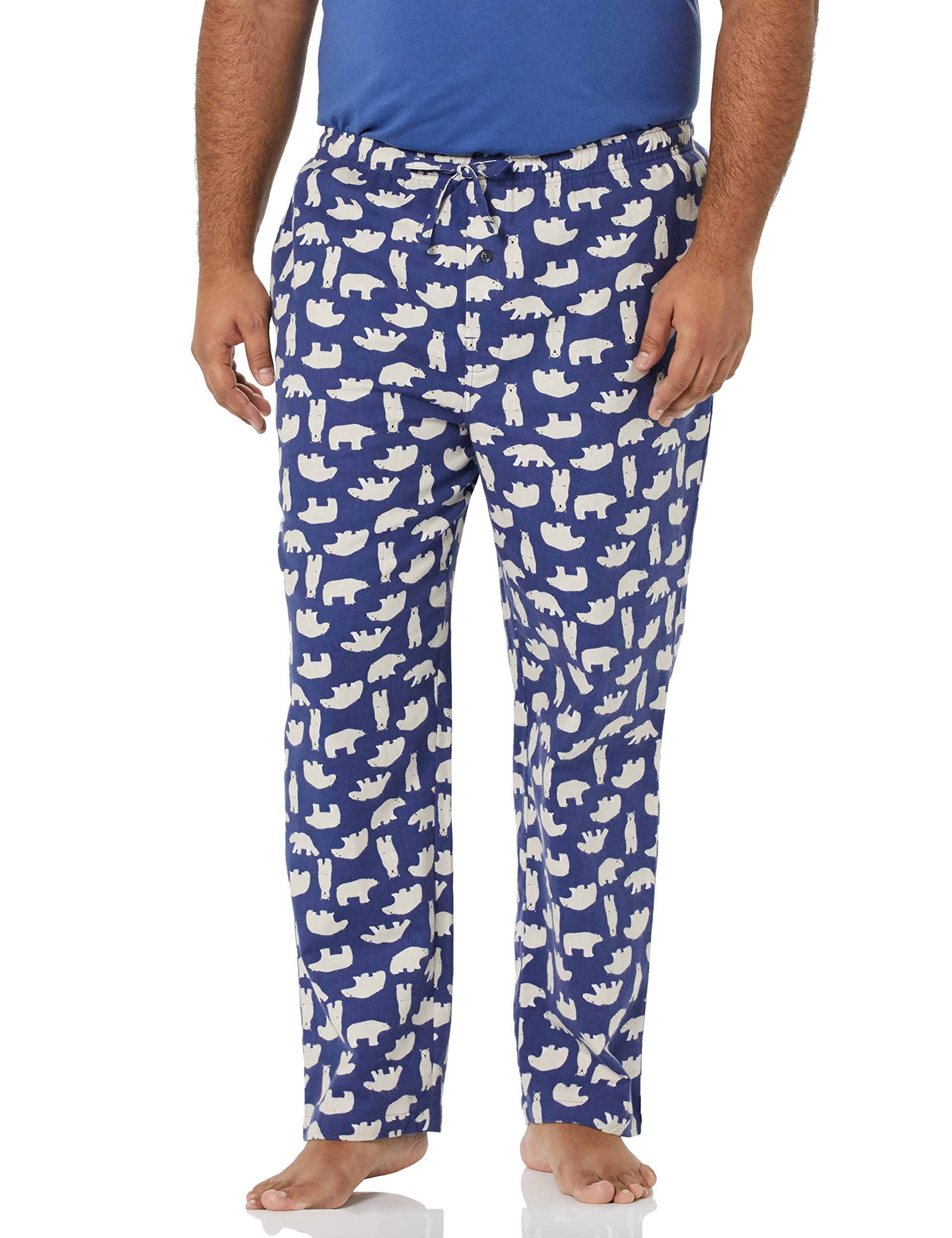 Amazon Essentials Men's Big & Tall Flannel Pajama Pants - Soft & Comfortable Sleepwear for Lounge & Relaxation at Home