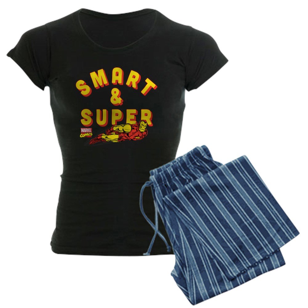 Iron Man Super Women's Pajamas - Marvel Avengers Themed Sleepwear for Women | Cozy Lounge & Sleepwear for Superhero Fans