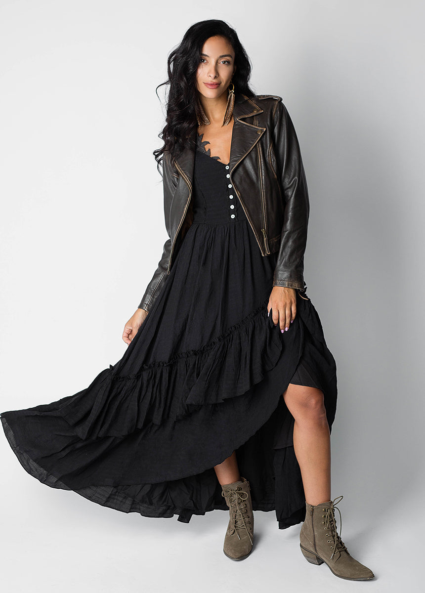 Everlie Black Dress for Women - Elegant & Comfortable Casual Wear for Parties, Dates, and Office Outfits