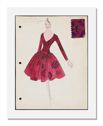 Arnold Scaasi Fall 1960 Sketch Book - Vintage Fashion Design Sketchbook for Collectors & Fashion Enthusiasts | Perfect for Art Inspiration, Design Reference & Home Decor