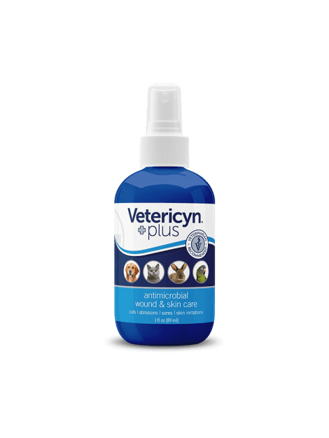 Vetericyn Antimicrobial Wound & Skin Care Spray for Dogs & Cats - Fast Healing Solution for Cuts, Scrapes & Hot Spots - Perfect for Pet First Aid Kits & Home Treatment