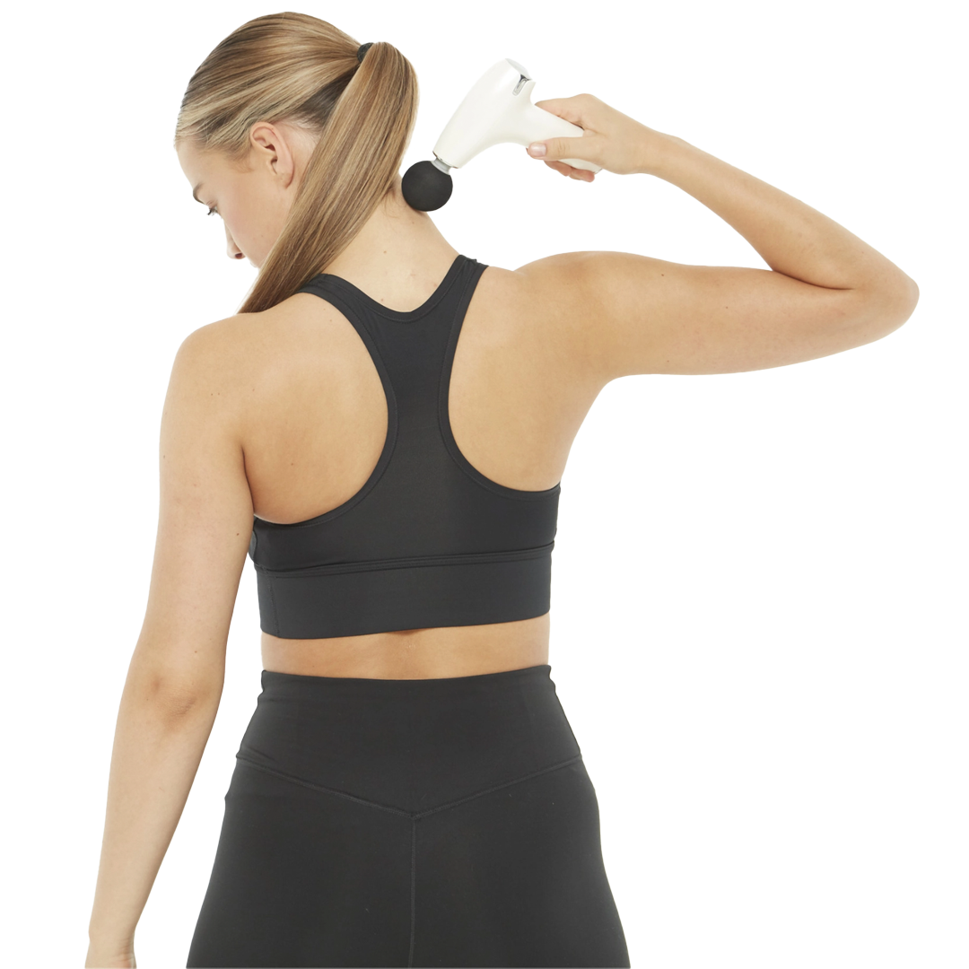 66Fit Flow Nano Massage Gun - Portable Deep Tissue Muscle Massager for Pain Relief & Recovery - Perfect for Athletes, Gym Workouts, Post-Training Recovery & Home Use