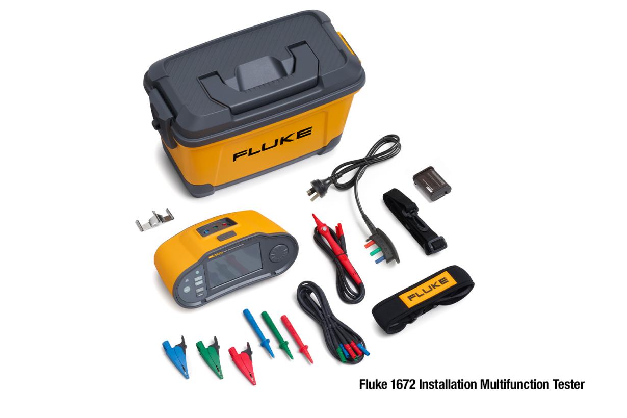 Fluke 1672 Multifunction Installation Tester - Professional Electrical Testing Equipment for Wiring, Insulation & Loop Testing | Perfect for Electricians, Contractors & Industrial Maintenance