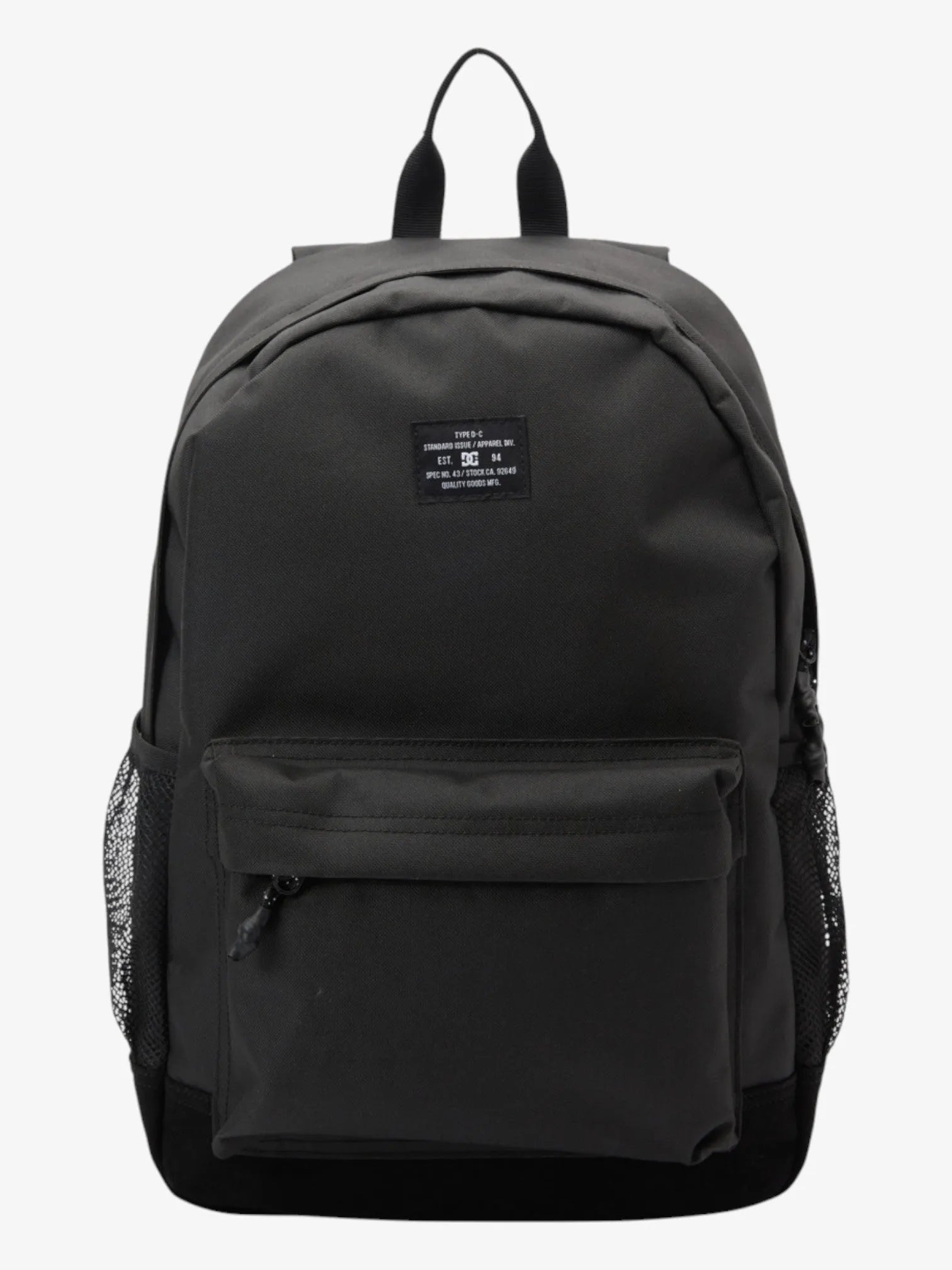 DC Backsider Core 4 Black Backpack - Durable School & Travel Laptop Bag for Men & Women - Perfect for College, Work & Outdoor Adventures