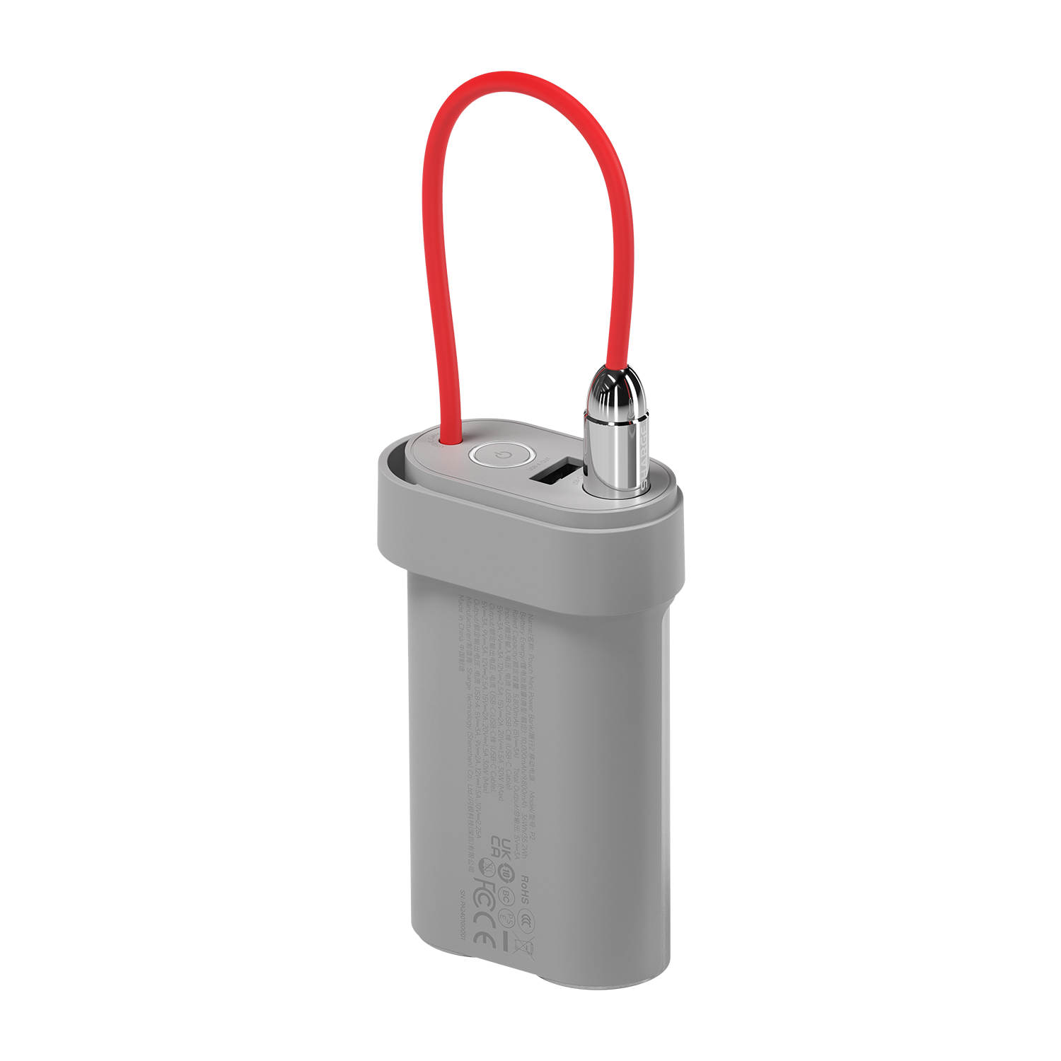 Portable Mini Power Bank 5000mAh - Ultra Compact & Lightweight Charger for iPhone, Android, Smartphones - Perfect for Travel, Camping, and Emergency Charging