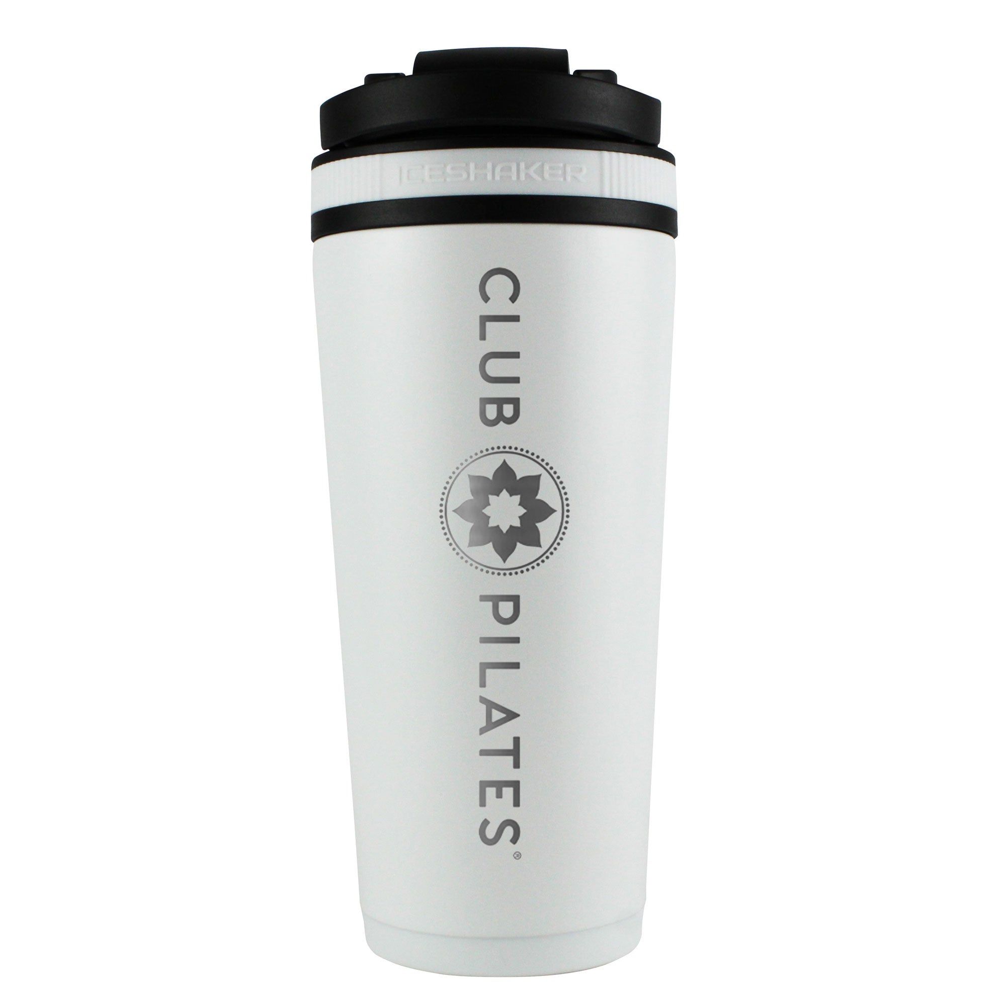 Club Pilates 26oz Insulated Stainless Steel Water Bottle with Ice Retention - White - Perfect for Workouts, Yoga, and Fitness Enthusiasts