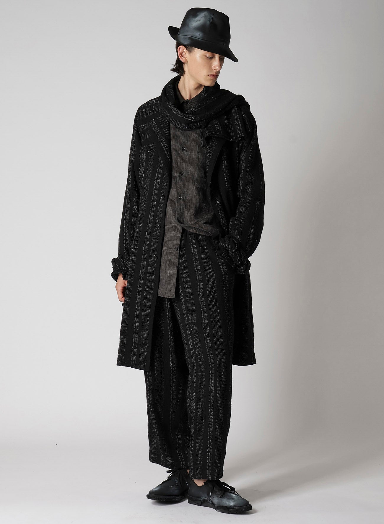 C/L S.T A K JA Women's Winter Coat with Detachable Stole - Warm Elegant Outerwear for Office, Parties & Special Occasions