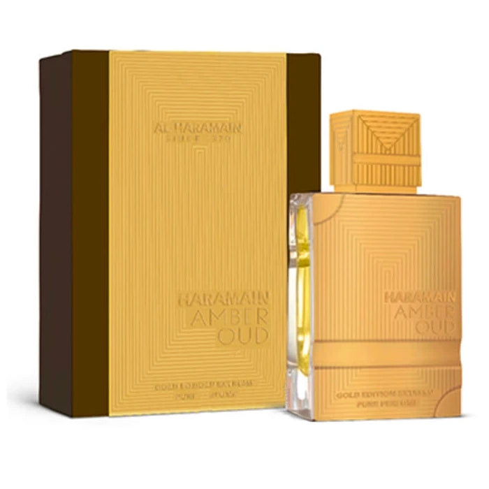 Al Haramain Amber Oud Gold Edition Extreme 2.0 oz Unisex Extrait de Parfum - Luxury Arabic Perfume for Men & Women, Perfect for Special Occasions & Evening Wear