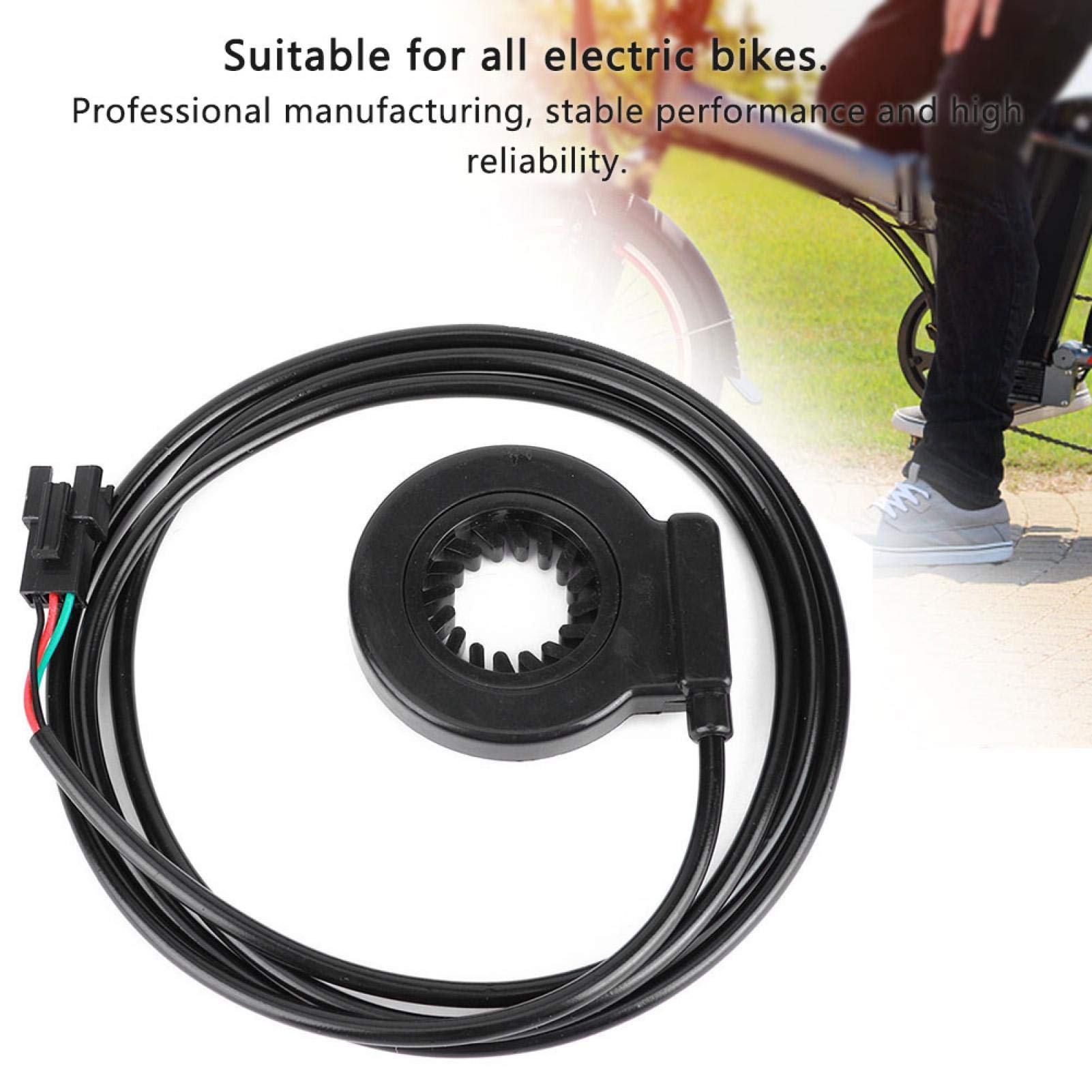 Alomejor 12 Magnetic Hall Effect Speed Sensor - Electric Bike Pedal Assist Sensor with Double Hall Technology for E-Bike Conversion Kits | Perfect for Commuting, Mountain Biking & Urban Cycling
