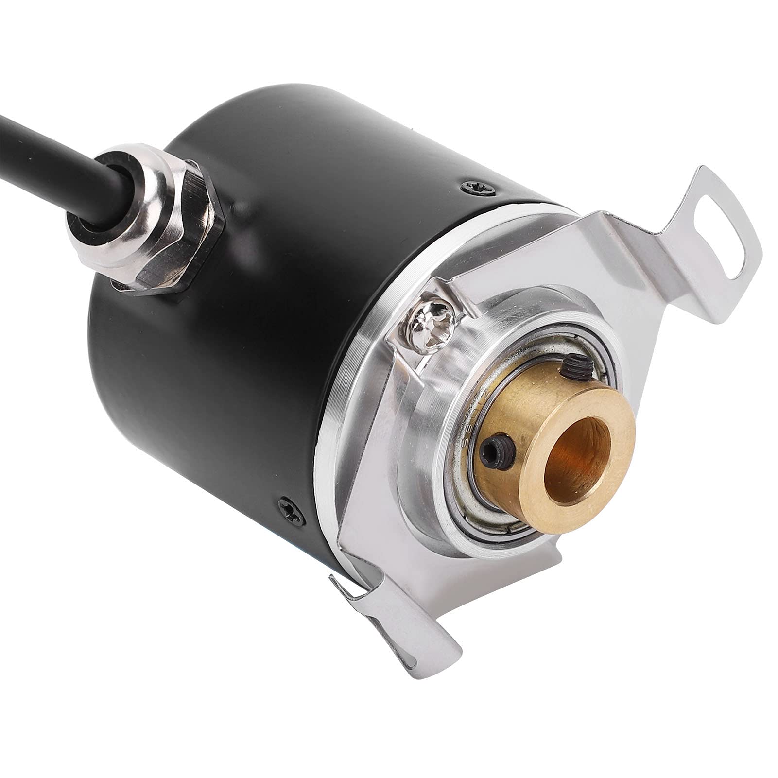 Fafeicy AB 2-Phase Encoder - DC 5-24V Hollow Shaft Rotary Encoder with 6-8mm Shaft for Office Automation & Engineering Applications - Perfect for CNC Machines, Robotics & Industrial Automation