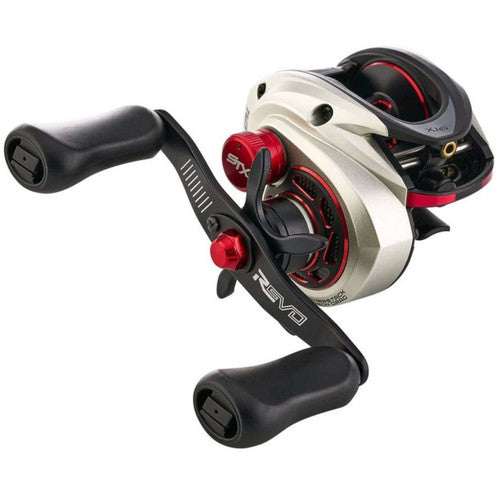 Abu Garcia Revo5 STX LP Baitcasting Fishing Reel - High Performance Left Hand Retrieve for Bass, Walleye & Freshwater Fishing | Perfect for Casting Lures & Heavy Cover Angling