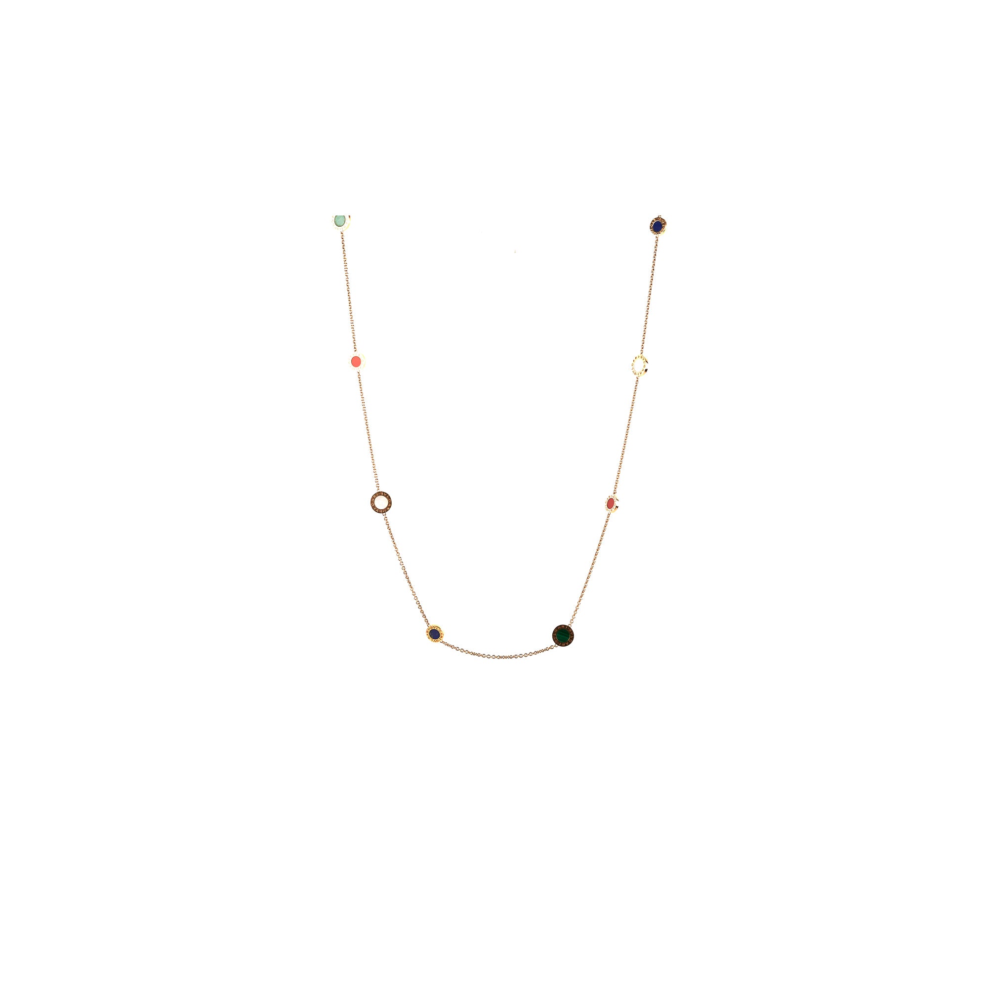 Bvlgari Multicolor Necklace for Women - Luxury Italian Jewelry, Elegant Statement Piece for Parties, Weddings & Special Occasions