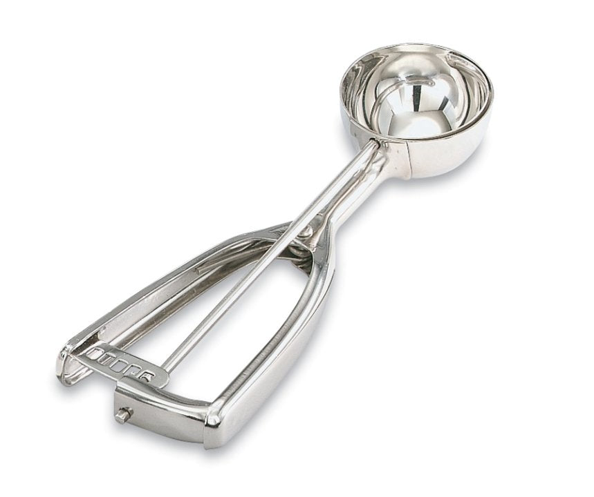 Vollrath #20 1.5 Oz Stainless Steel Disher Scoop - Perfect for Portioning Cookie Dough, Ice Cream & Food Service