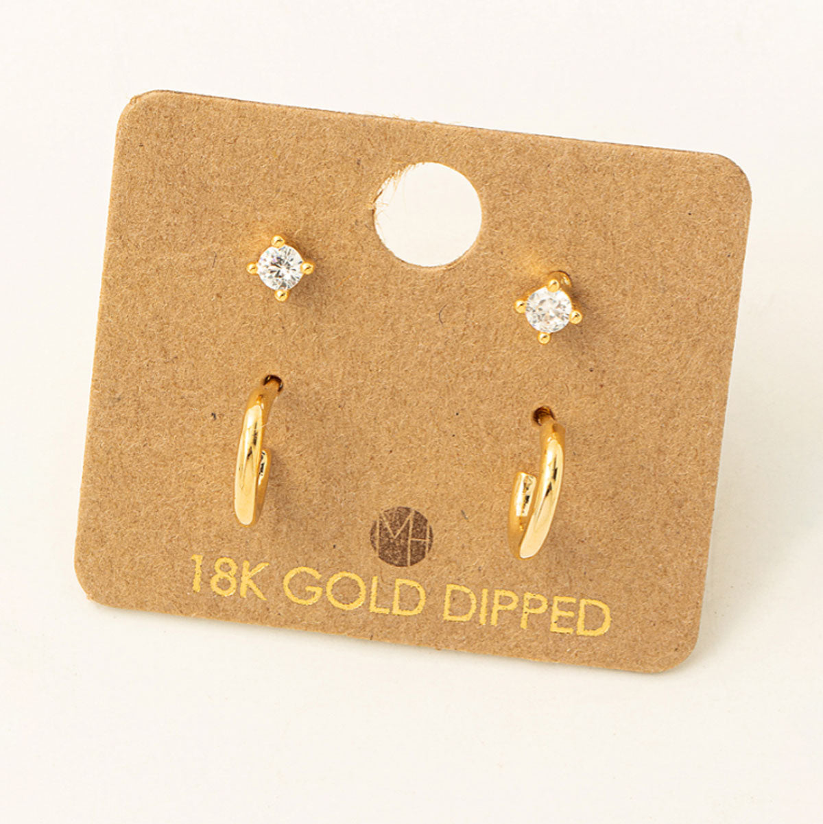 Mini 4-Piece Post Stud Earrings Set - Dainty & Elegant Jewelry for Women - Perfect for Everyday Wear, Parties & Gifts