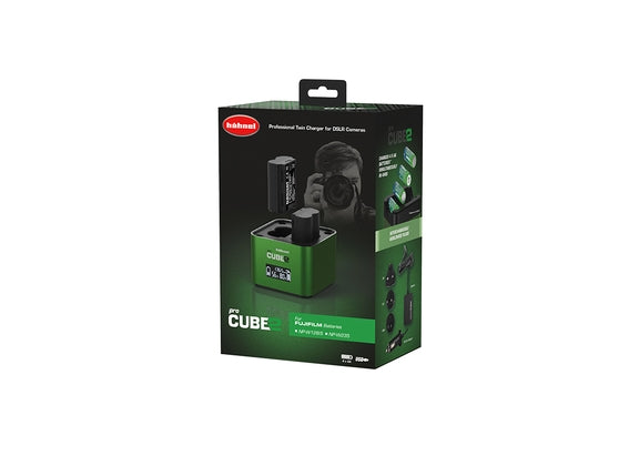 Hahnel PROCUBE2 Professional Battery Charger for Fujifilm Cameras - Fast Charging for Travel & Photography