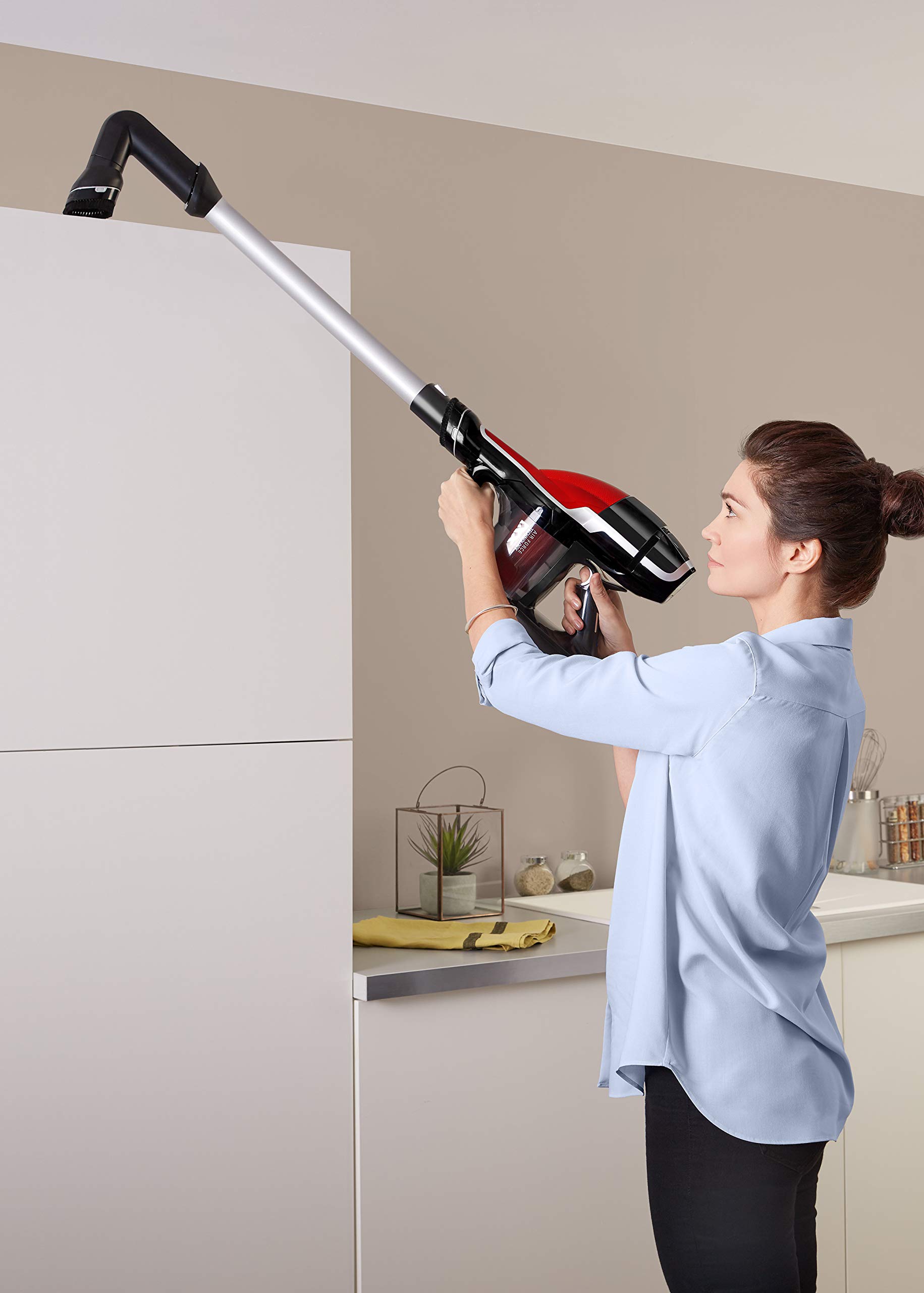 Rowenta ZR904101 Furniture Edge Brush - Powerful Upholstery & Carpet Cleaning Tool for Pet Hair, Dust & Debris - Perfect for Sofas, Chairs & Car Interiors