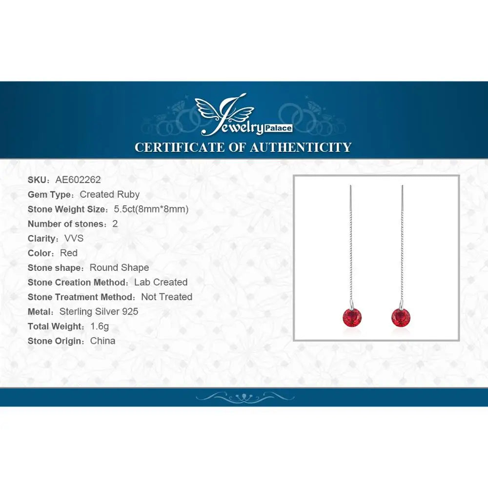 Dream Red Earrings for Women - Elegant Dangle Drop Earrings for Party, Wedding & Evening Wear | Perfect Gift for Her