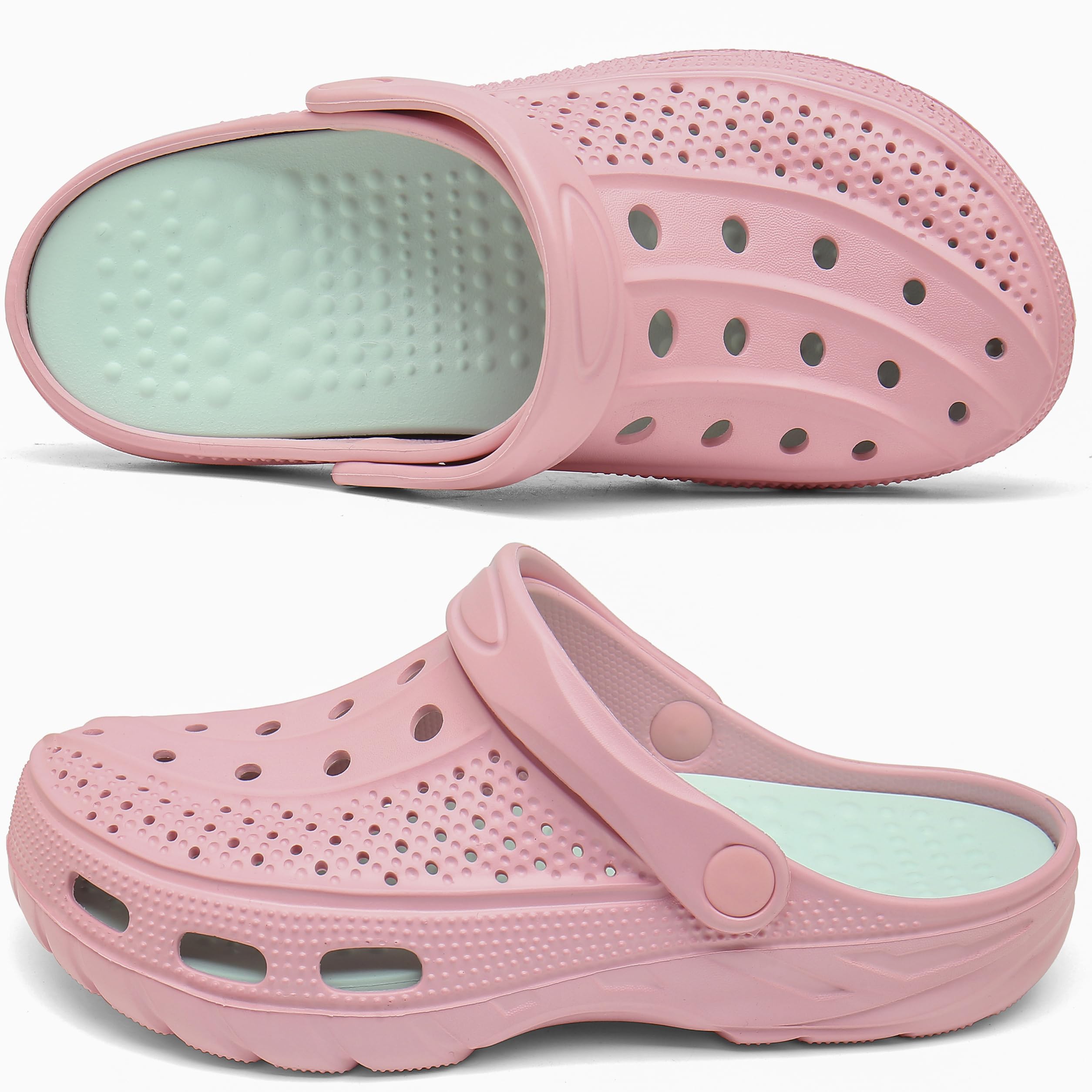 ChayChax Arch Support Clogs for Men & Women - Slip-On Garden Shoes with Removable Cushion Footbed - Perfect for Outdoor, Beach & Casual Wear