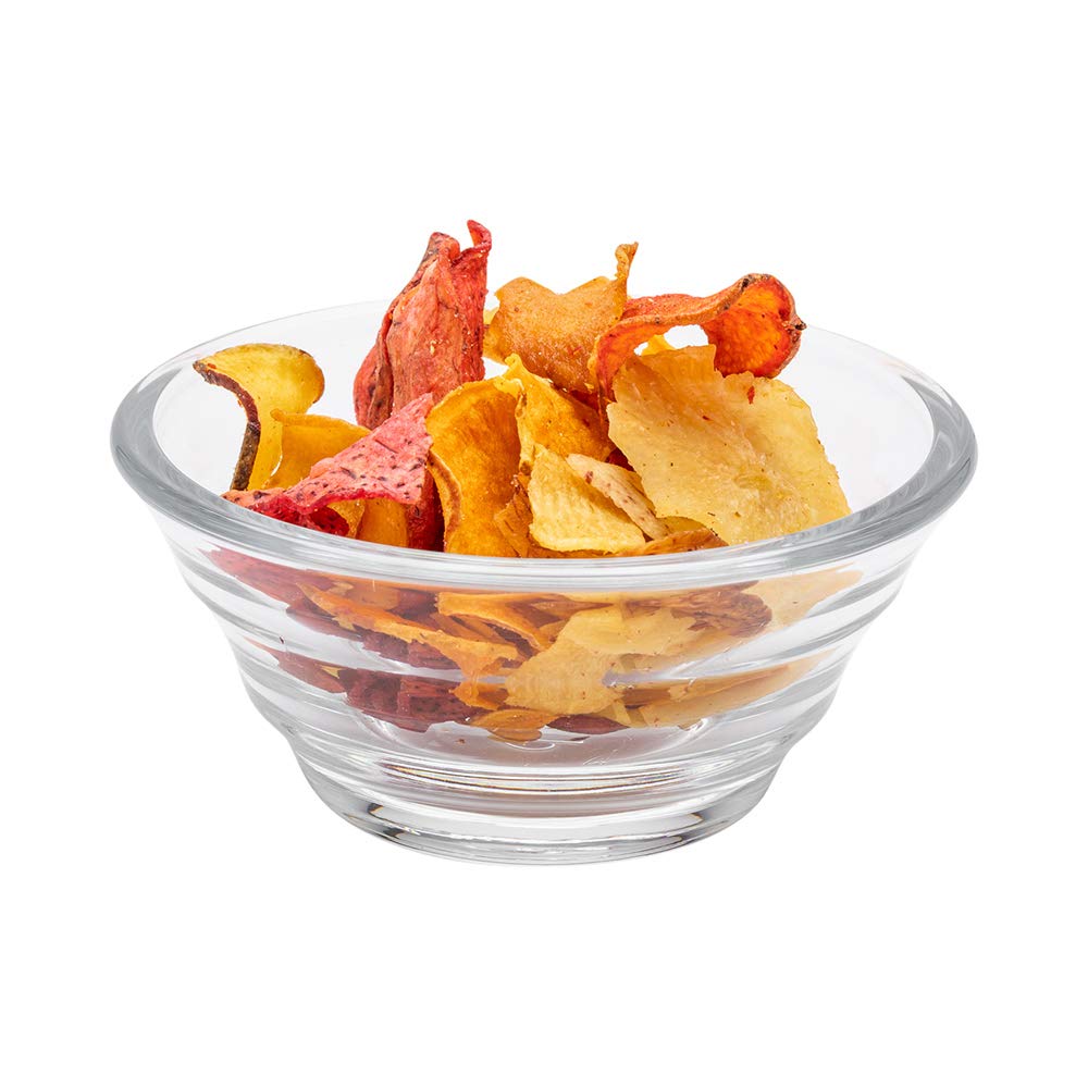 Restaurantware 60-Pack 5 oz Small Glass Bowls - Lead-Free Clear Glass Prep Dishes for Spices, Condiments & Ingredients - Dishwasher Safe - Perfect for Restaurants, Catering & Home Kitchen Use