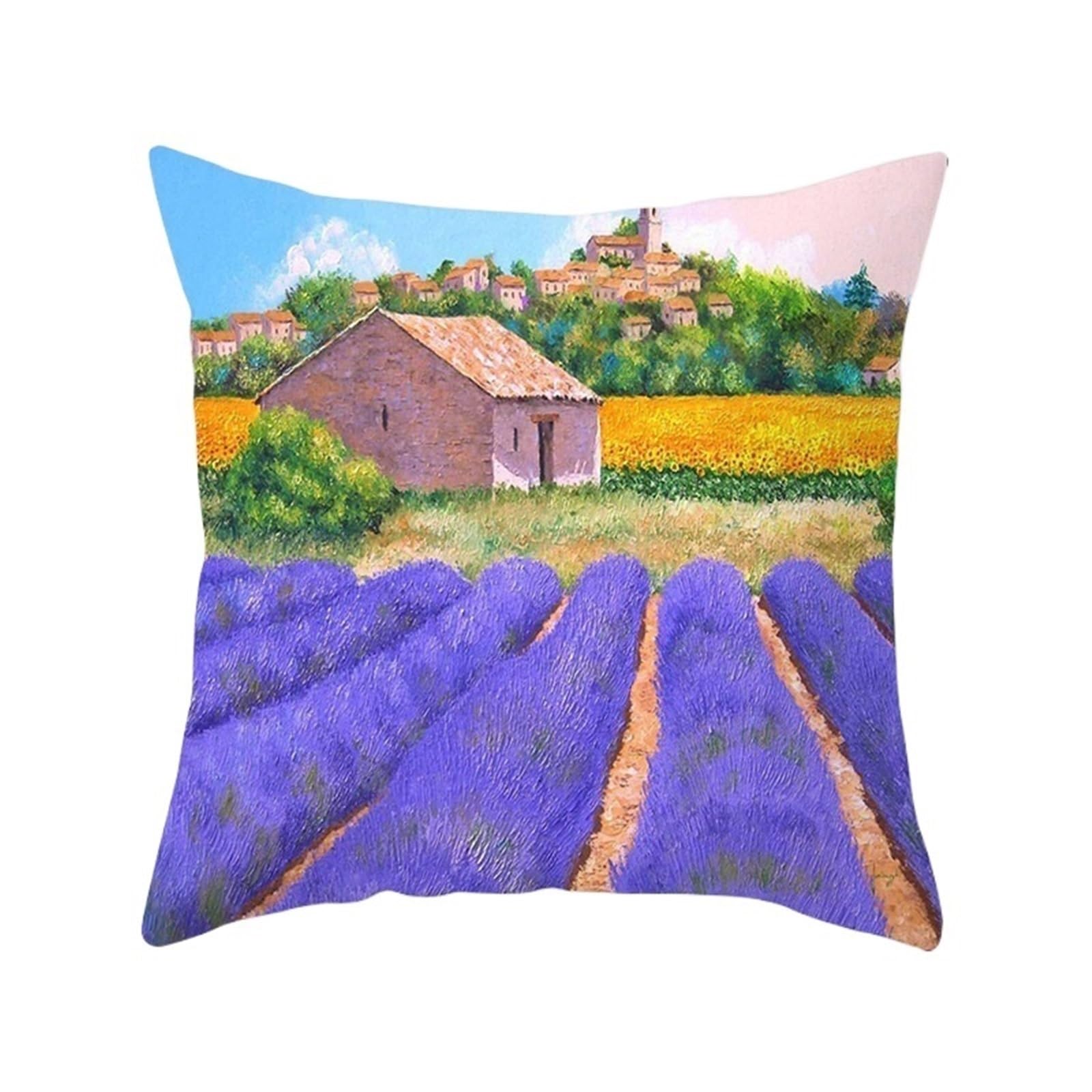 Premium TANZEM Decorative Sofa Pillow Covers - 18x18 Inch Square Cushion Covers for Living Room, Bedroom & Car - Soft Luxury Home Decor Throw Pillow Cases (Set of 2) - Perfect for Cozy Home Styling and Comfortable Travel