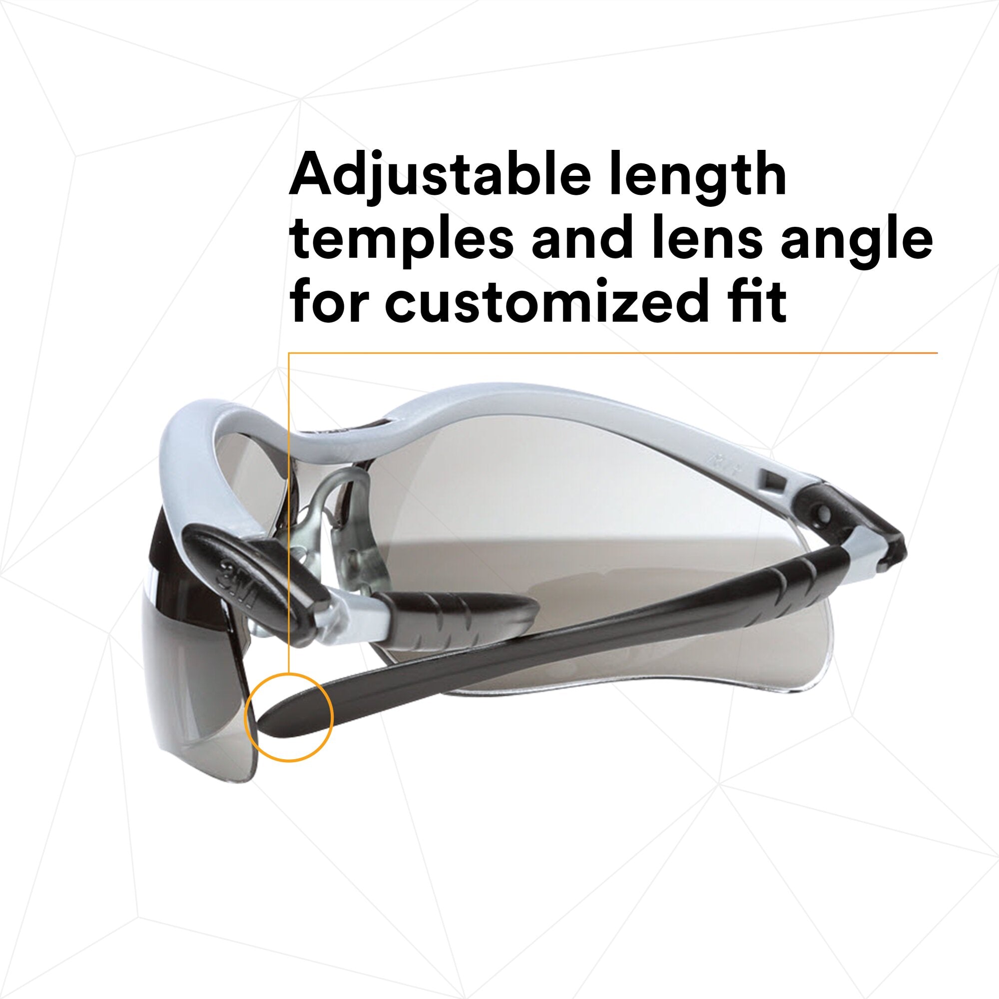 3M BX Protective Eyewear 11381 00000 20 - Grey Anti-Fog Safety Glasses with Silver/Black Frame - Ideal for Construction, Lab Work & Industrial Safety Use