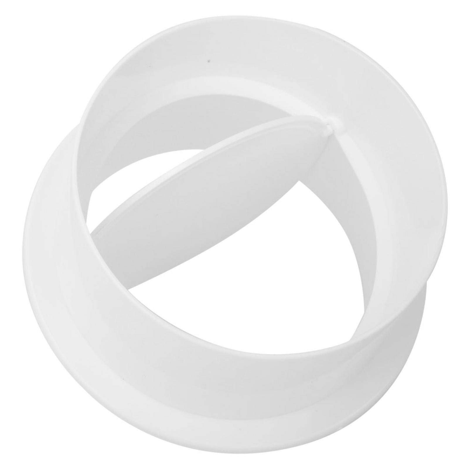 4 Inch Back Draft Damper for Extractor Fan Vent - ABS Plastic Draught Shutter Accessory | Prevents Backflow & Improves Airflow for Kitchen, Bathroom & Garage Ventilation Systems