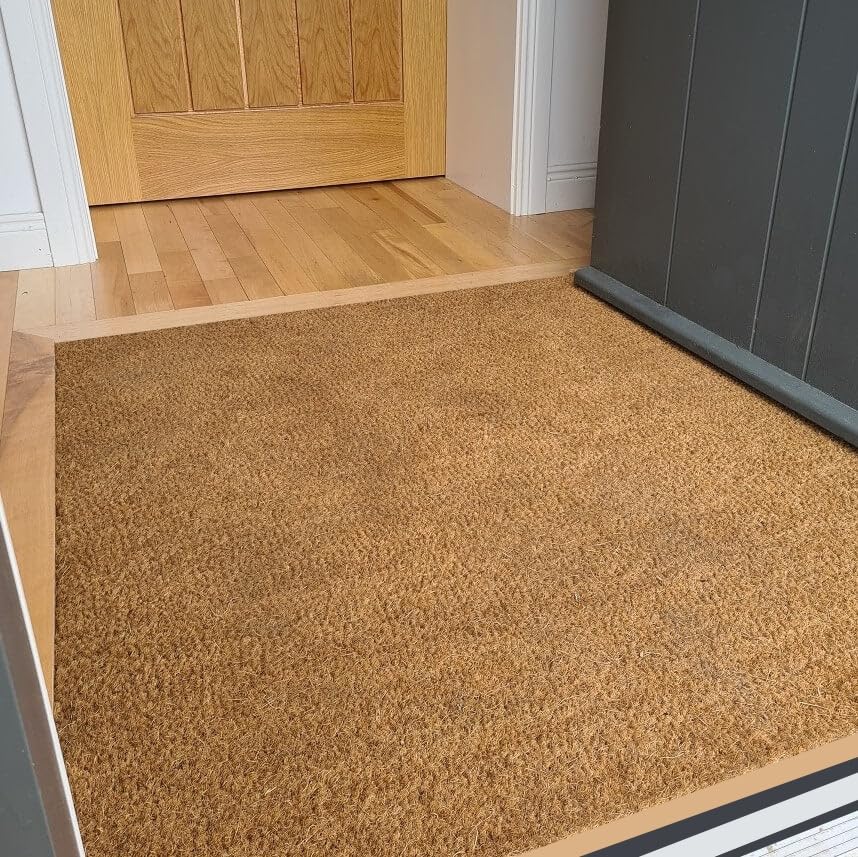 Premium Natural Fiber Cocoa Doormat - 3/4