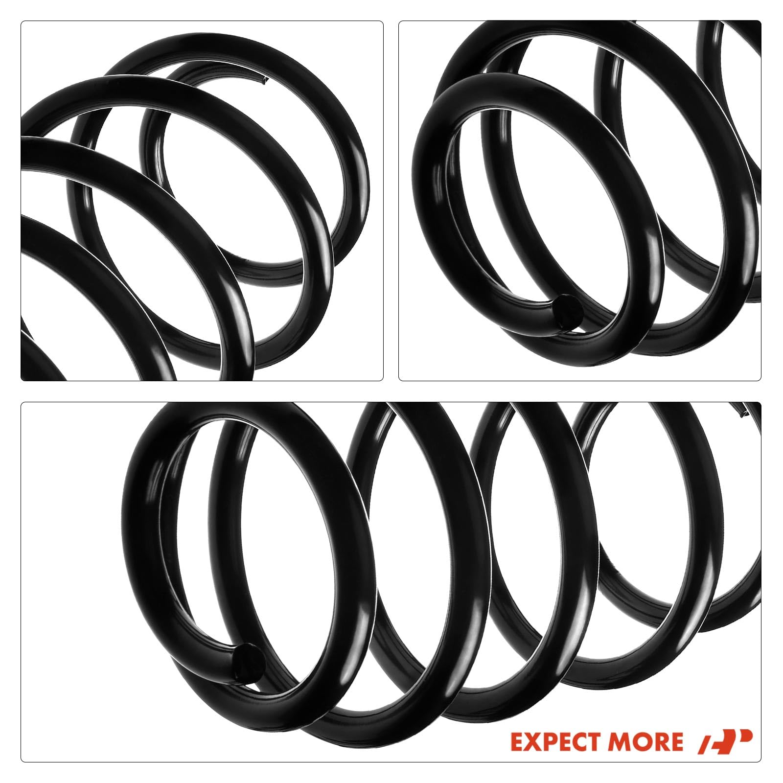 Premium 2-Piece Rear Suspension Coil Spring Set for Jeep Liberty 2002-2007 - Driver & Passenger Side Replacement (Fits Part# 52088696AB, K52088696AB) - Off-Road & Daily Driving Upgrade