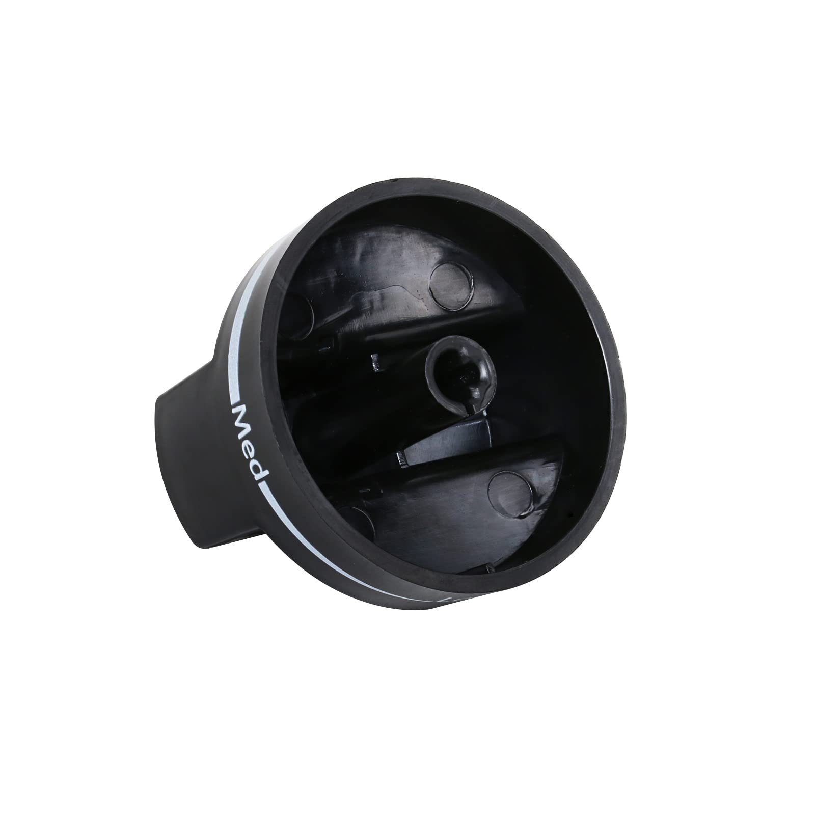 Whirlpool WPW10339442 Gas Stove Knob Replacement - Black Stove Control Knob Compatible with Whirlpool Range, Stove, Oven (1 Pack) | Perfect for Kitchen Appliance Repair & DIY Maintenance