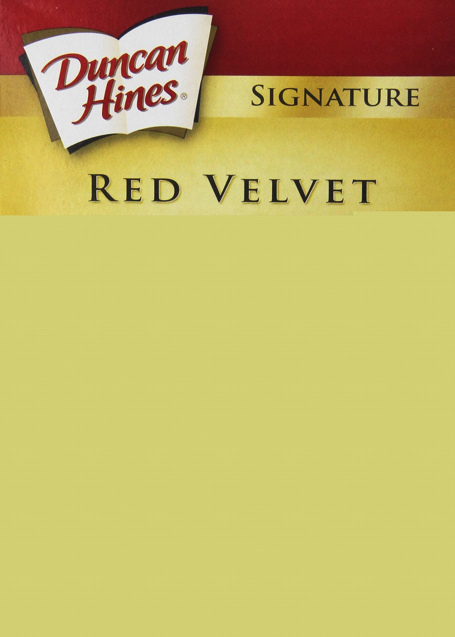 Duncan Hines Signature Red Velvet Cake Mix - 16.5 Oz (Pack of 6) | Moist & Fluffy Cake Mix for Birthdays, Holidays & Special Occasions | Easy Baking Mix for Homemade Cakes & Desserts