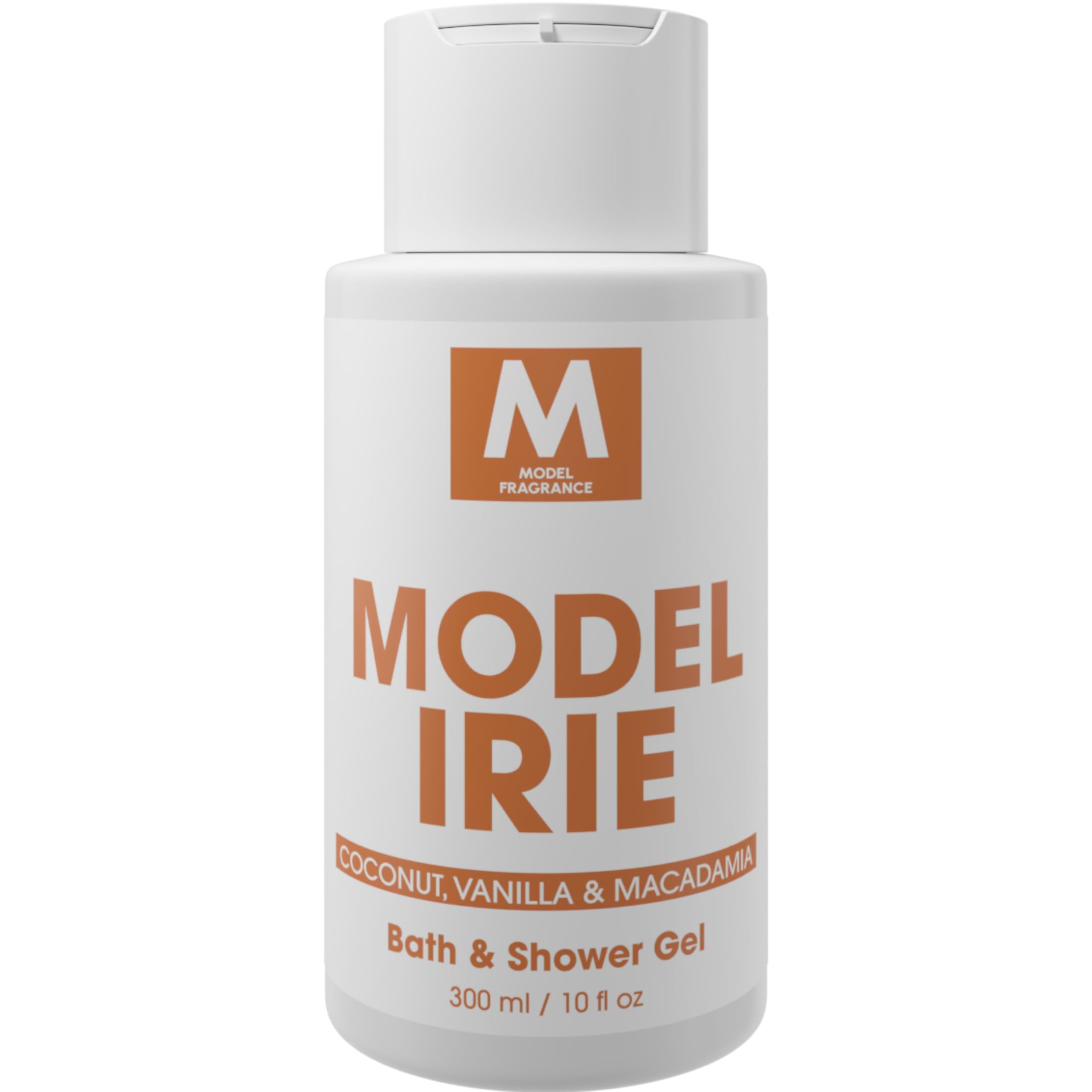 Irie Fragrance Body Wash - Coconut Vanilla Macadamia Scented Hydrating Shower Gel | Moisturizing & Refreshing Spa Quality Bath Product for Soft Skin | Perfect for Daily Use, Relaxing Showers & Self-Care Routines