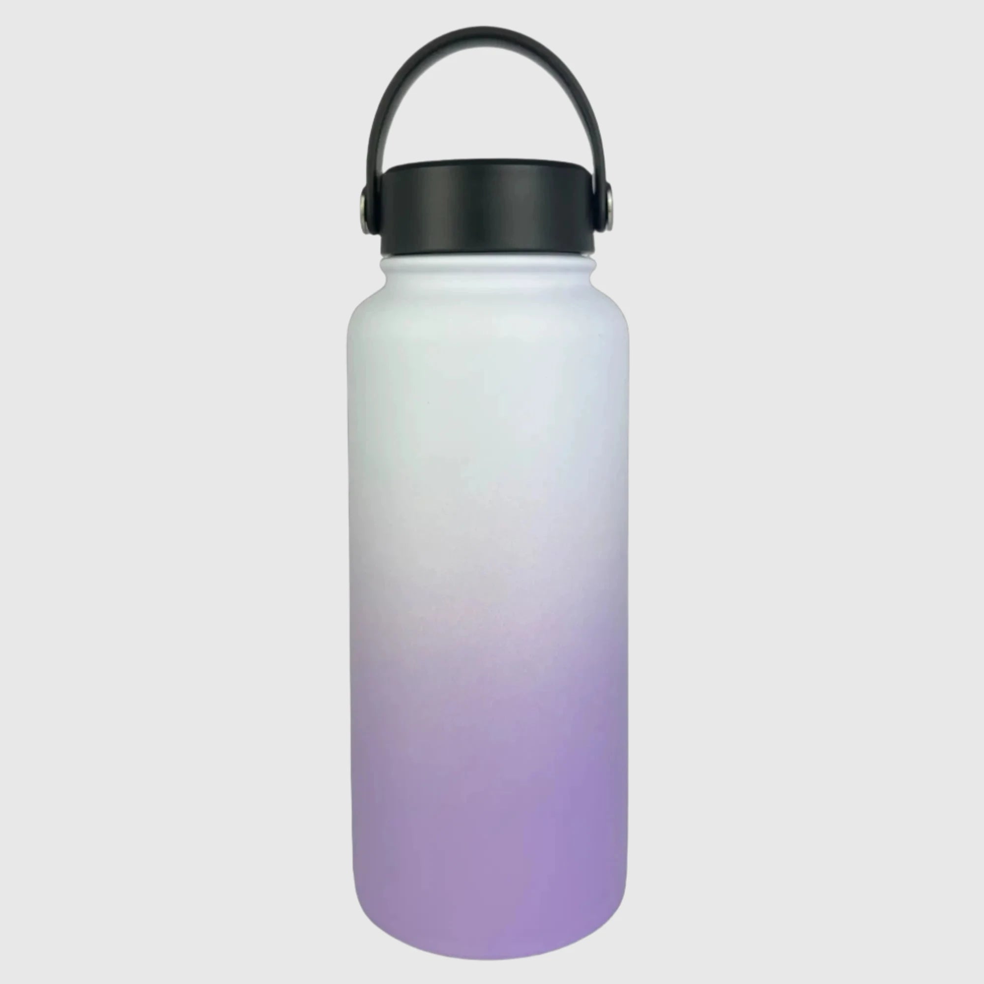 Lavender Lilac Stainless Steel Insulated Water Bottle 32oz (950ml) - Keeps Drinks Hot & Cold for Hours - Perfect for Hiking, Gym, Office & Travel