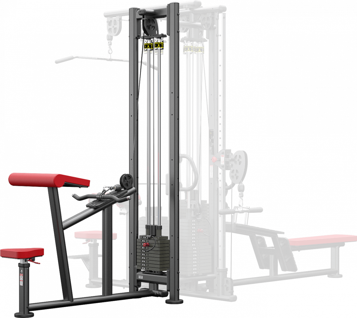 ATLANTIS B158 Horizontal Bicep Curl Machine - Professional Strength Training Equipment for Home & Gym Workouts - Perfect for Arm Muscle Building and Fitness Training