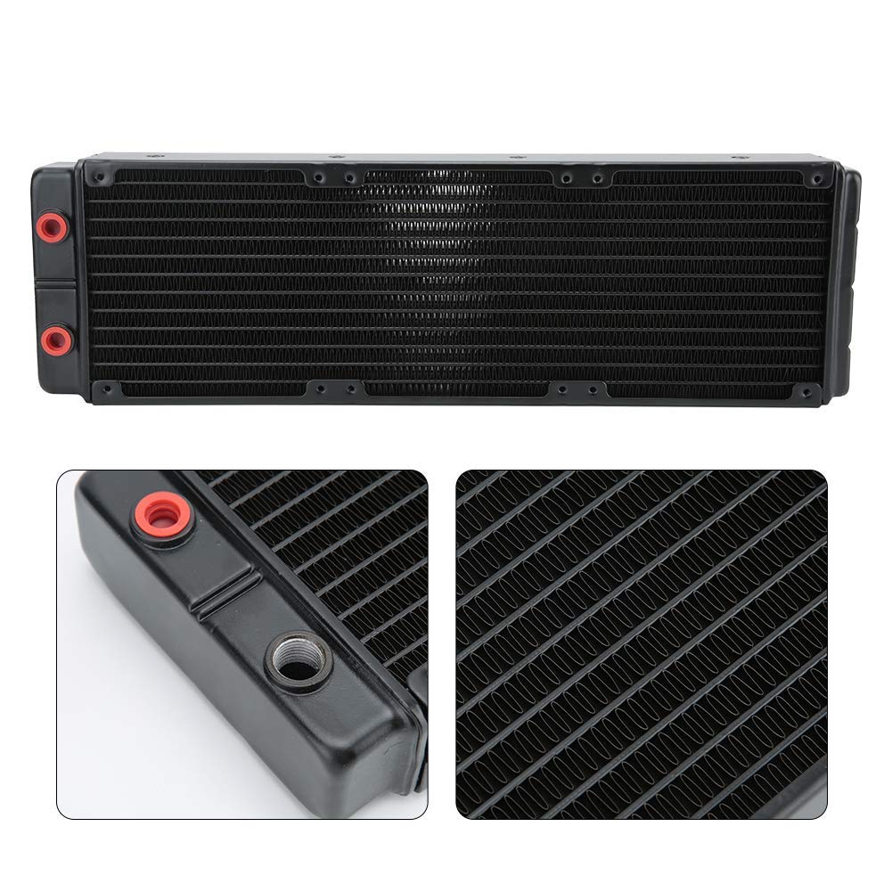 High Performance 45mm Double Layer Copper Water Cooling Radiator - Efficient PC Liquid Cooling Heat Sink for Gaming Computers & Workstations | Perfect for Custom Water Cooling Loops and Overclocking Systems