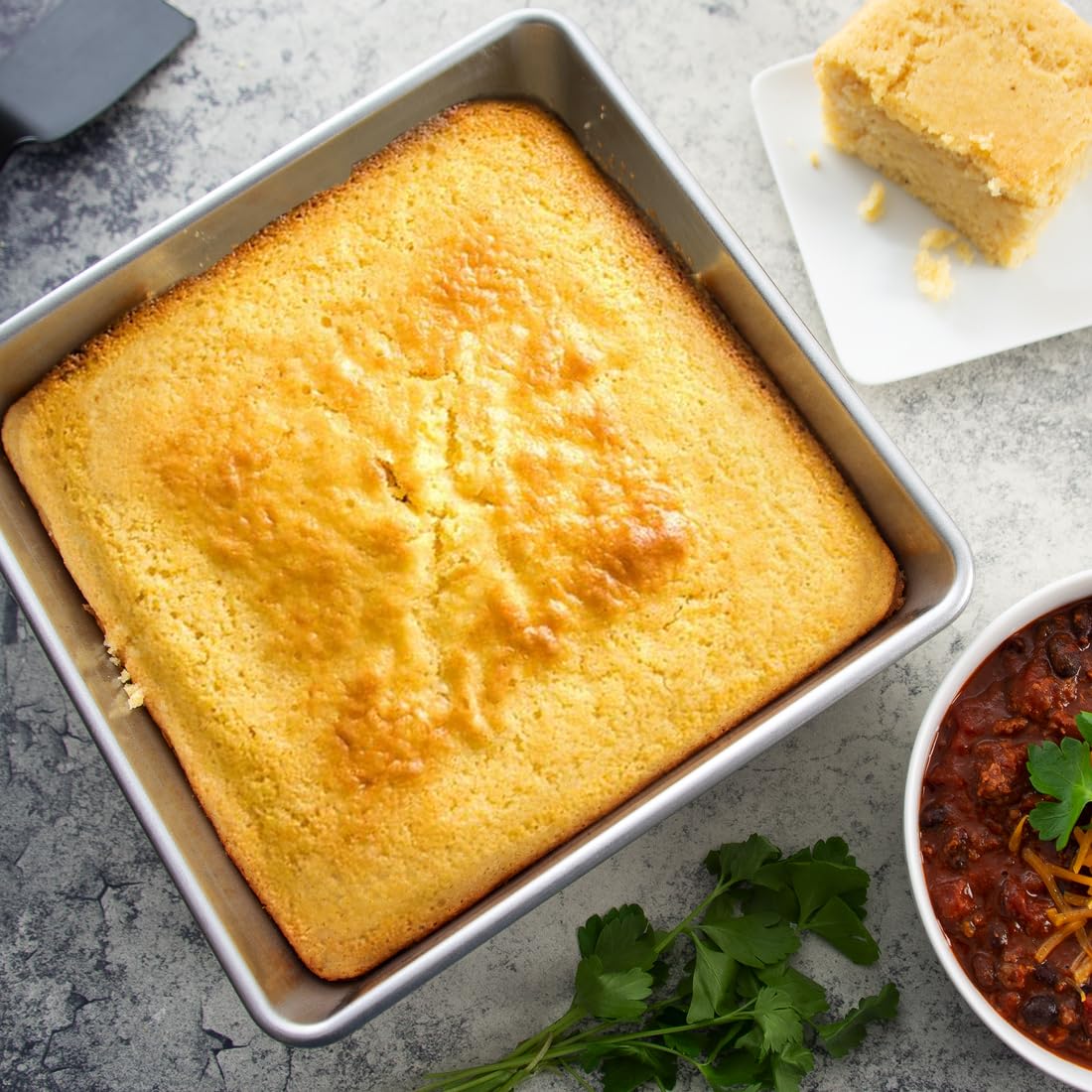 Premium Rada Cutlery 2-Piece Square Baking Pans Set - Non-Stick Oven Safe Cookware for Casseroles, Brownies & Sheet Cakes | Perfect for Home Baking & Holiday Cooking