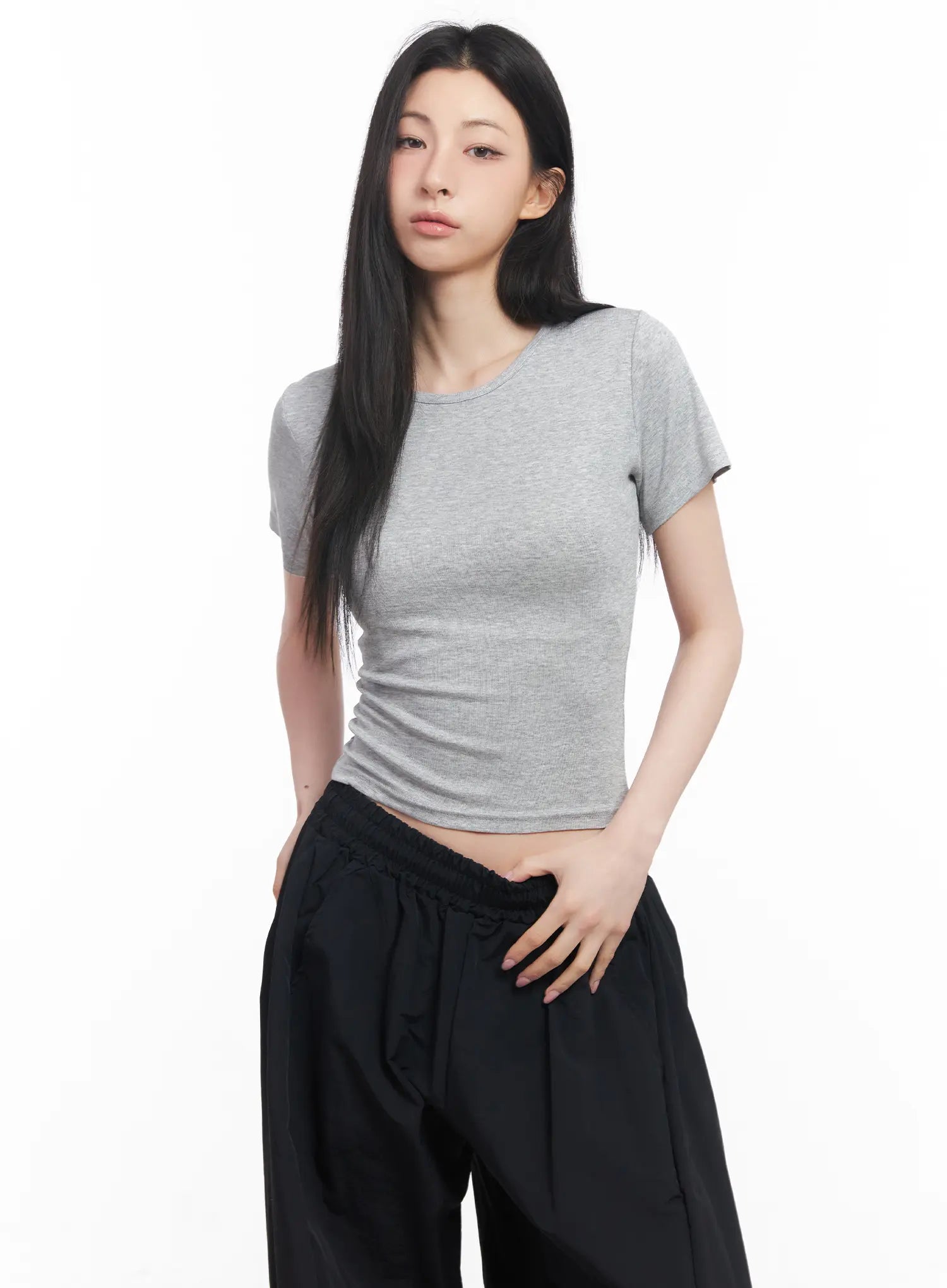 Premium Essential Slim Fit Tee CU511 - Soft Cotton Men's Basic T-Shirt for Casual Wear & Layering | Perfect for Everyday Outfits, Gym, and Weekend Looks