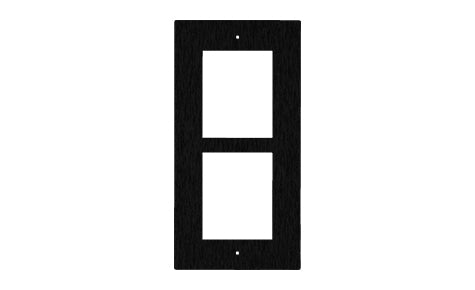 2N Telecommunications 9155012B Intercom System Accessory Frame - Durable Metal Mounting Bracket for Secure Installation | Perfect for Office Buildings, Schools, and Apartment Security Systems