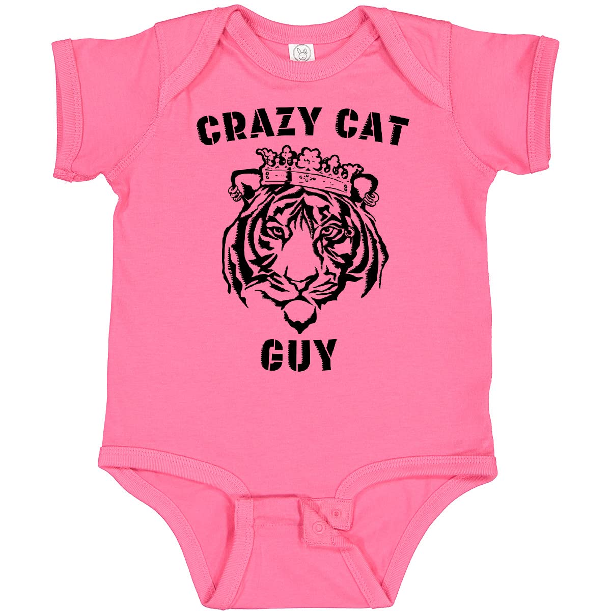 Crazy Cat Guy Tiger Bodysuit - Fun Baby Outfit for Playtime