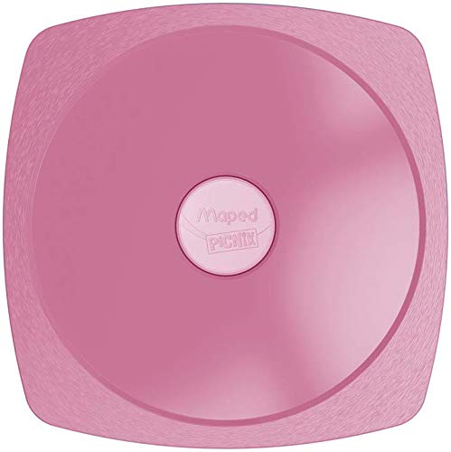 Leakproof Adult Lunch Plate - BPA-Free, Durable & Spill-Proof Dishware for Office, Travel & Home Use - Elegant Rose Design (One Size)