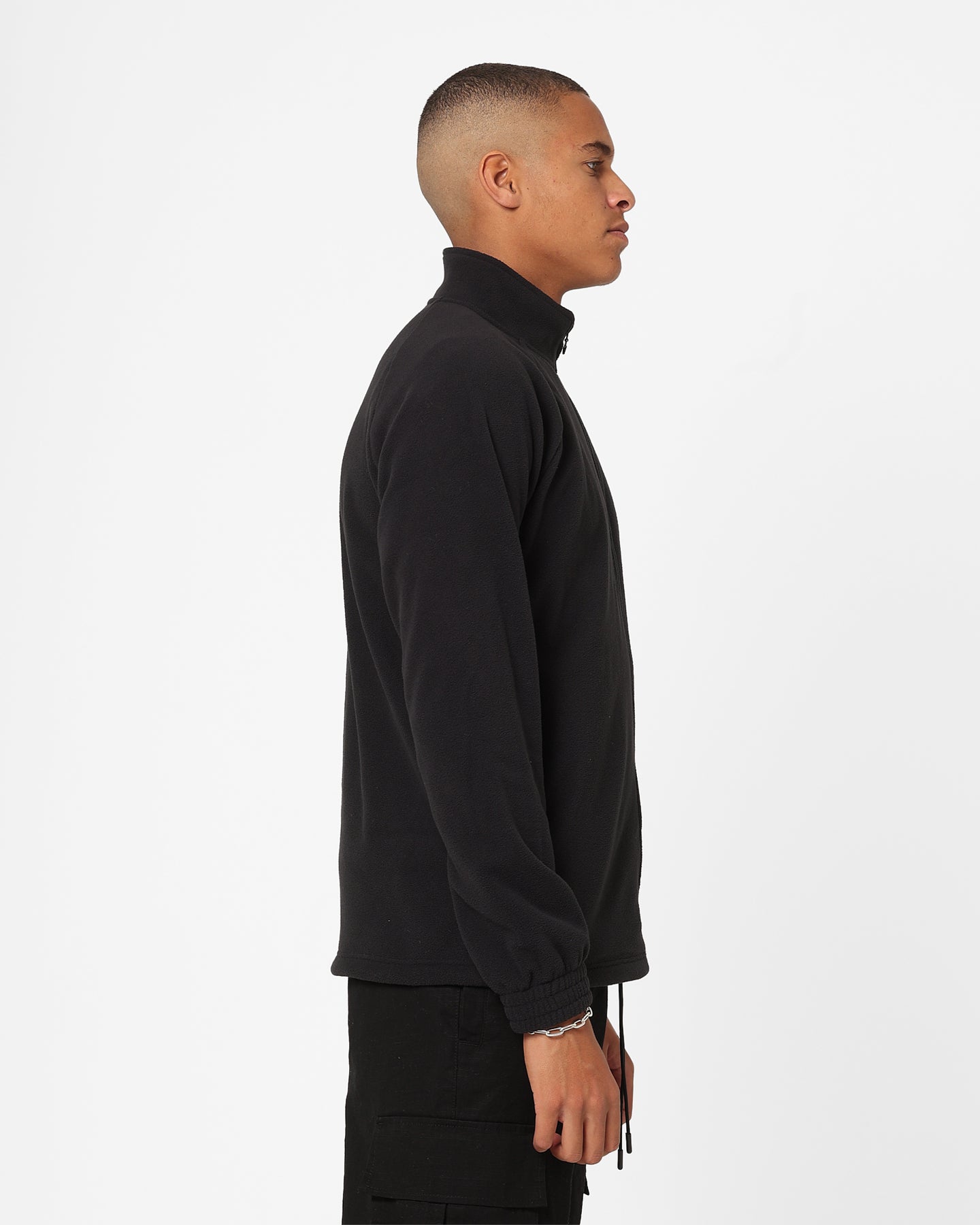 Adidas Adicolor Trefoil Teddy Fleece Jacket - Black | Men's Casual Warm Winter Coat for Outdoor Activities & Streetwear Fashion