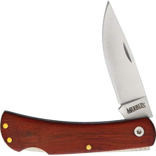 MR470 Wood Lockback Folding Pocket Knife - Premium Hunting & Outdoor EDC Tool for Camping, Hiking, Survival & Everyday Carry