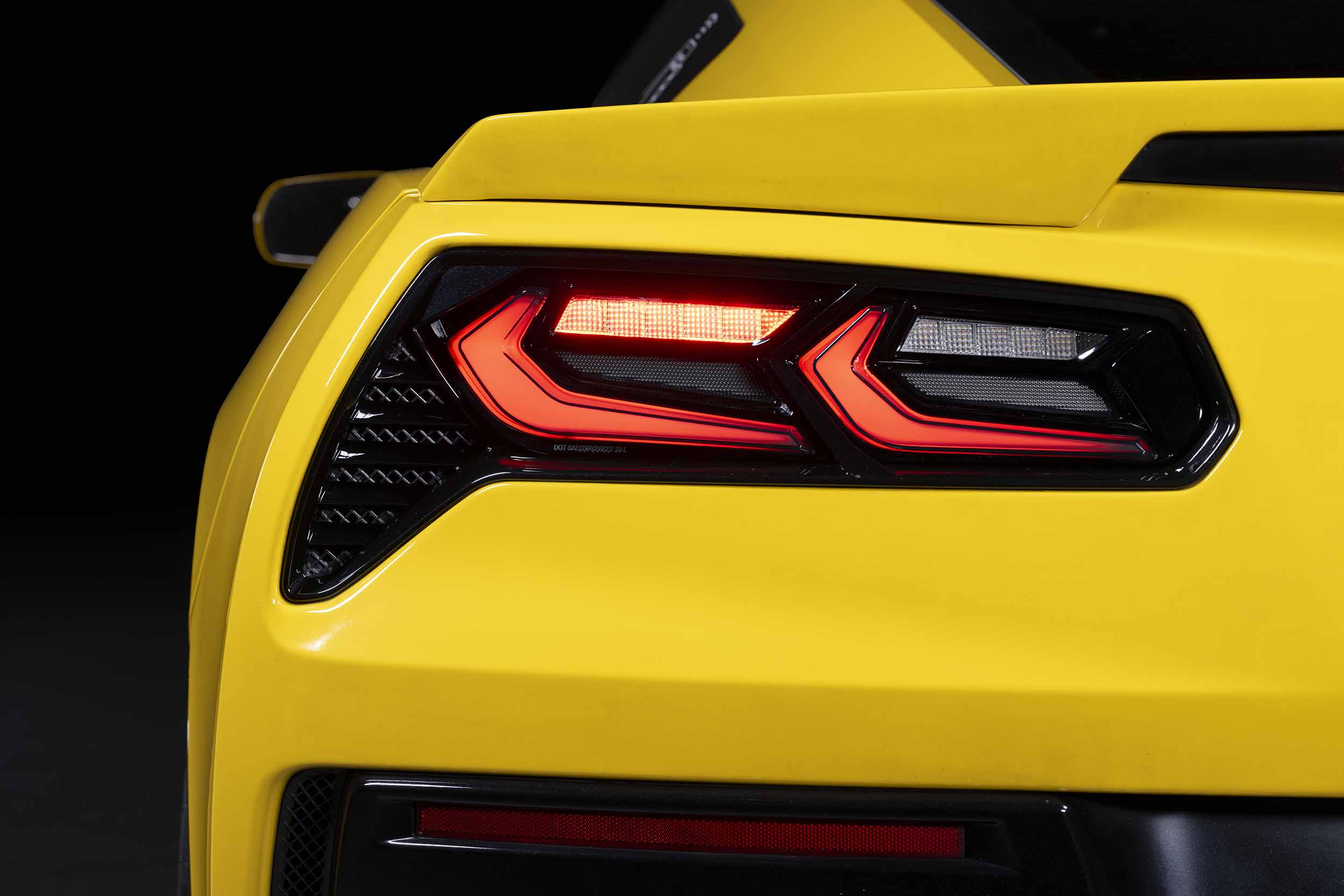 Smoked C8 Style LED Tail Lights for 2014-2019 Chevy Corvette C7 - High Brightness XB Lens - Perfect for Night Driving & Car Customization