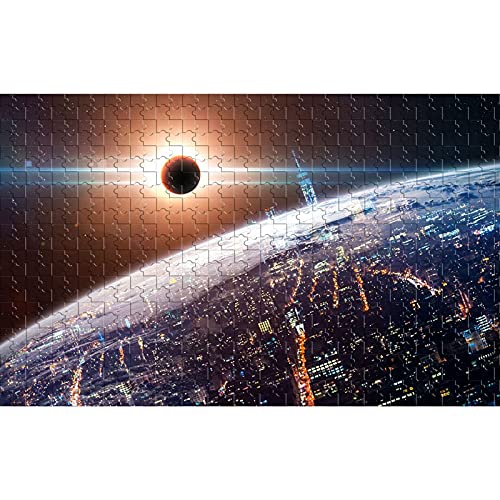1000-Piece Large Puzzle for Adults & Teens - Space Earth Theme - Challenging & Fun Brain Game - Perfect Home Decor & Gift Idea for Puzzle Lovers - Great for Family Bonding & Stress Relief