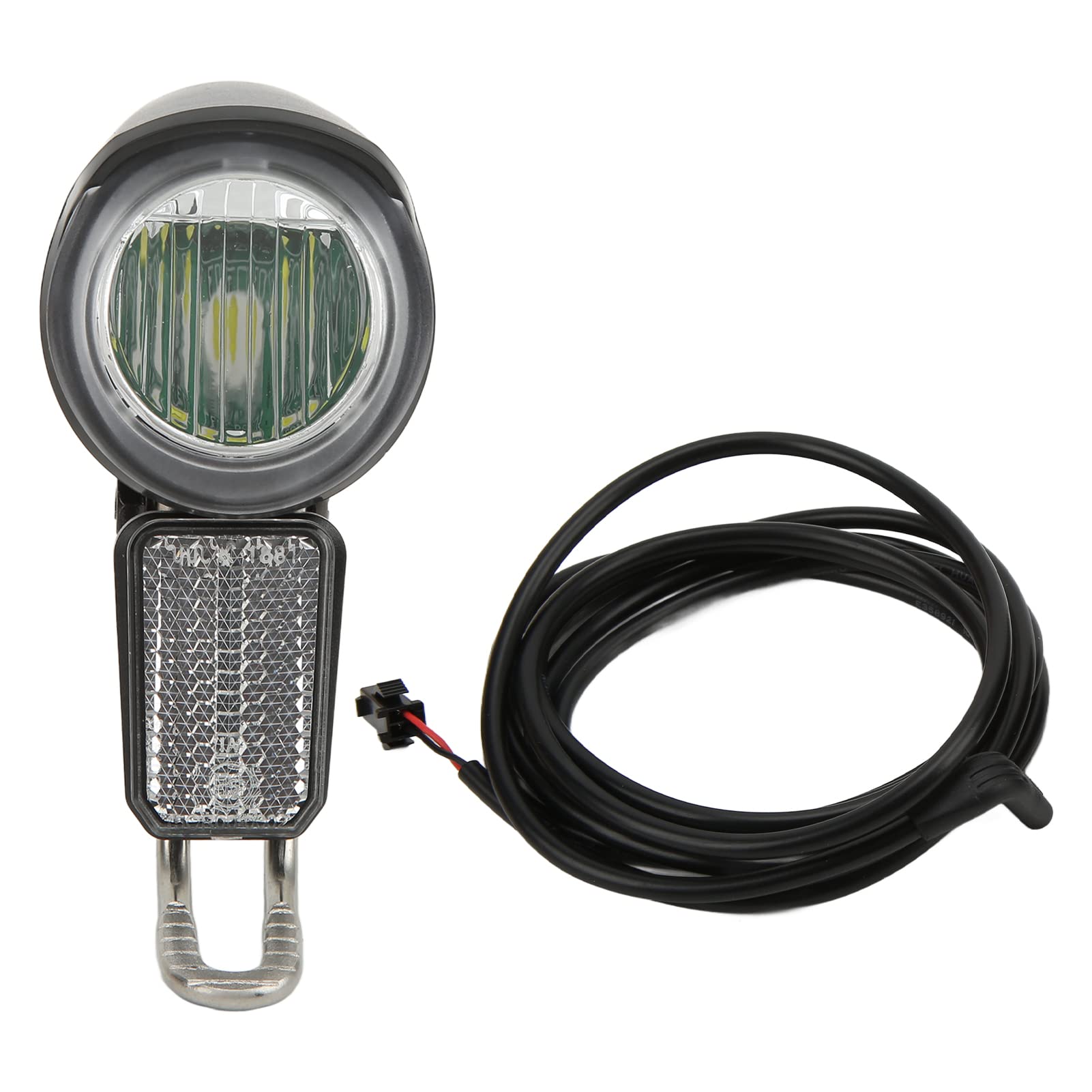 Waterproof LED Bike Headlight - Universal 6V-60V Electric Bicycle Front Light for Night Cycling, Commuting & Mountain Biking - Bright E-Bike Headlamp for Safety & Visibility