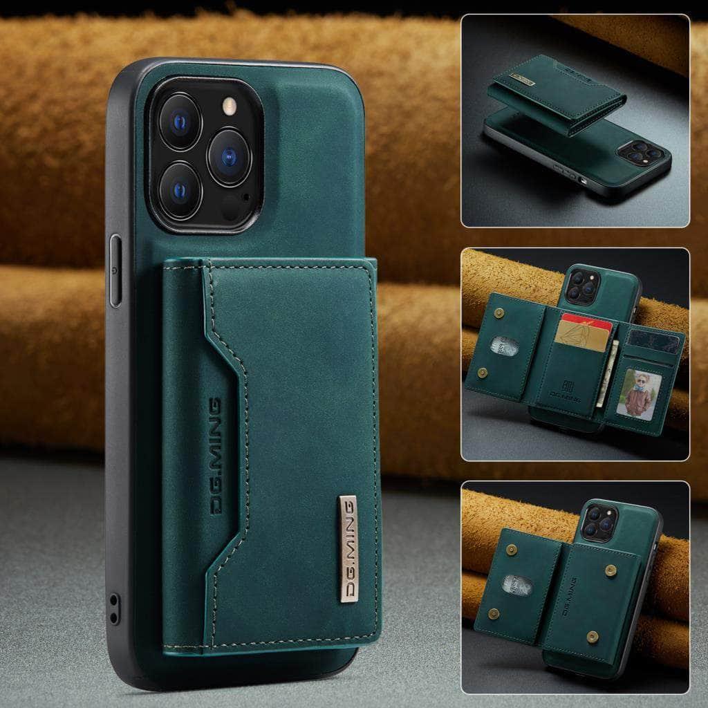 iPhone 15 Magnetic Wallet Case with Split Body Design - Slim Protective Cover for Cards & Cash | Perfect for Everyday Use, Travel and Hands-Free Convenience