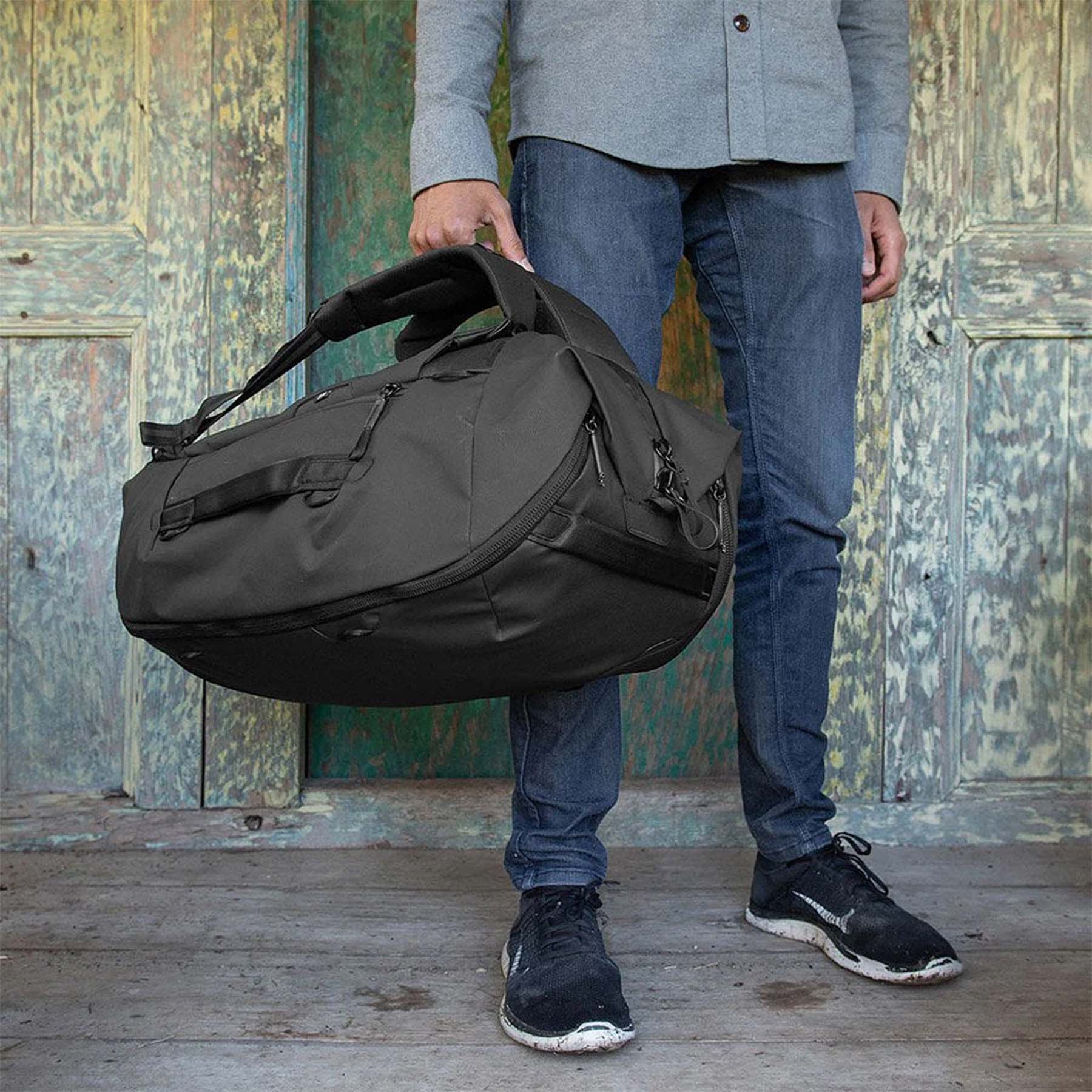 Peak Design Travel Duffelpack 65L - Versatile Waterproof Duffel Backpack for Adventure Travel, Hiking & Outdoor Gear Storage | Perfect for Camping, Air Travel & Weekend Getaways