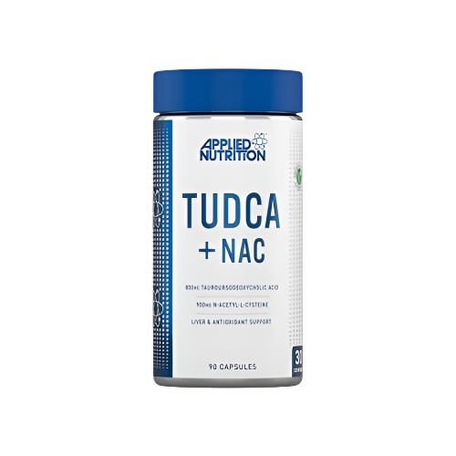 Applied Nutrition TUDCA + NAC Supplement - 90 Capsules, Liver Support & Detox, Unflavored - Ideal for Liver Health, Detoxification, and Hangover Recovery