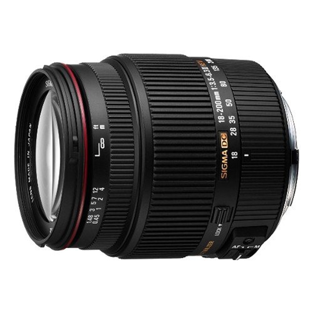 Sigma 18-200mm F3.5-6.3 II DC OS HSM Lens for Sony SLR Camera - Telephoto Zoom Lens for Travel, Wildlife & Portrait Photography