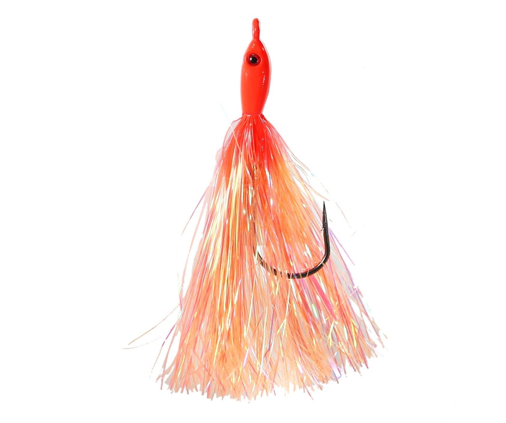 Jigging World Fluke Candy Teasers V2 with Mylar Flash - Premium Saltwater Fishing Lures for Fluke, Flounder & Striped Bass - Perfect for Inshore & Offshore Fishing Trips
